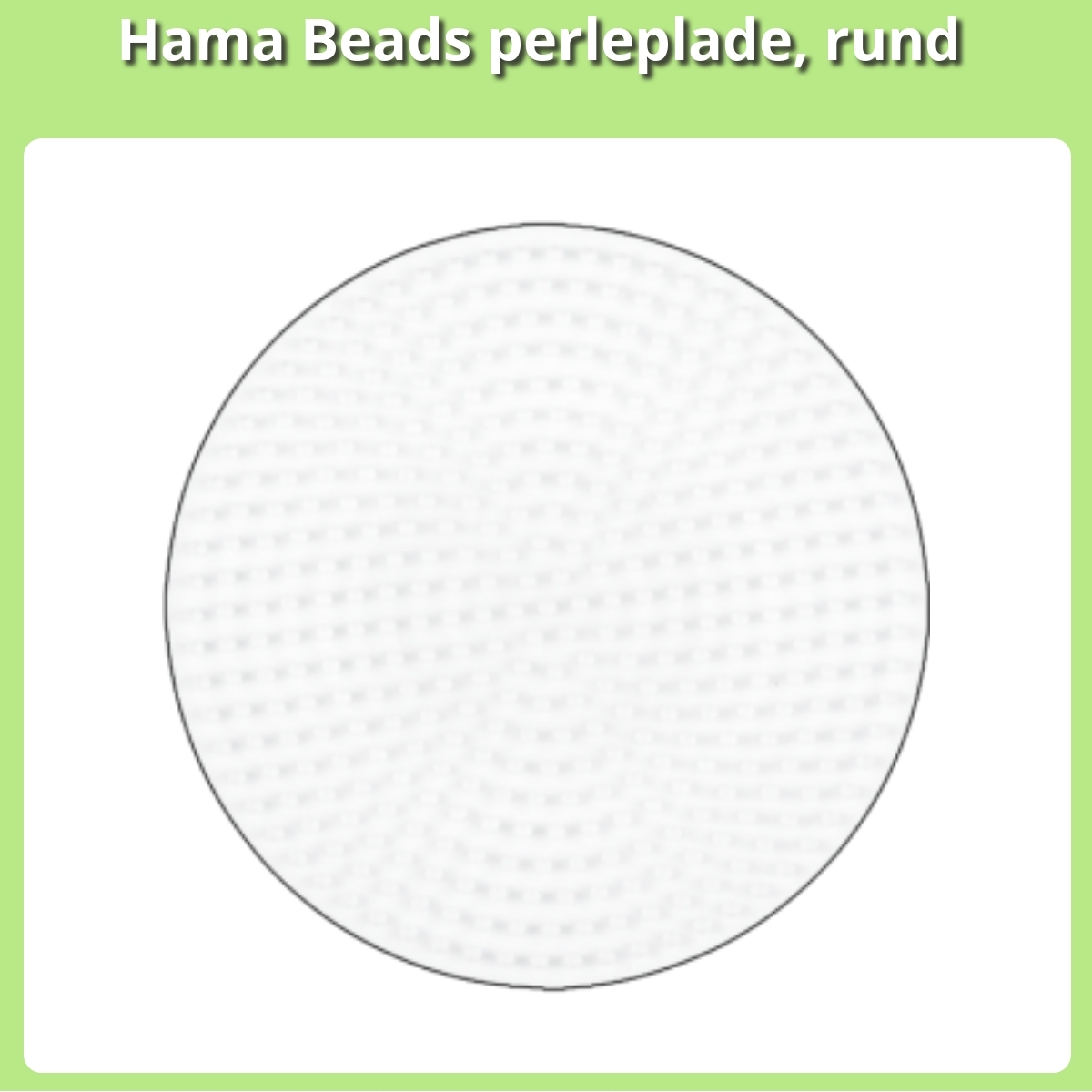 Anmeldelse af Hama Beads perleplade, rund