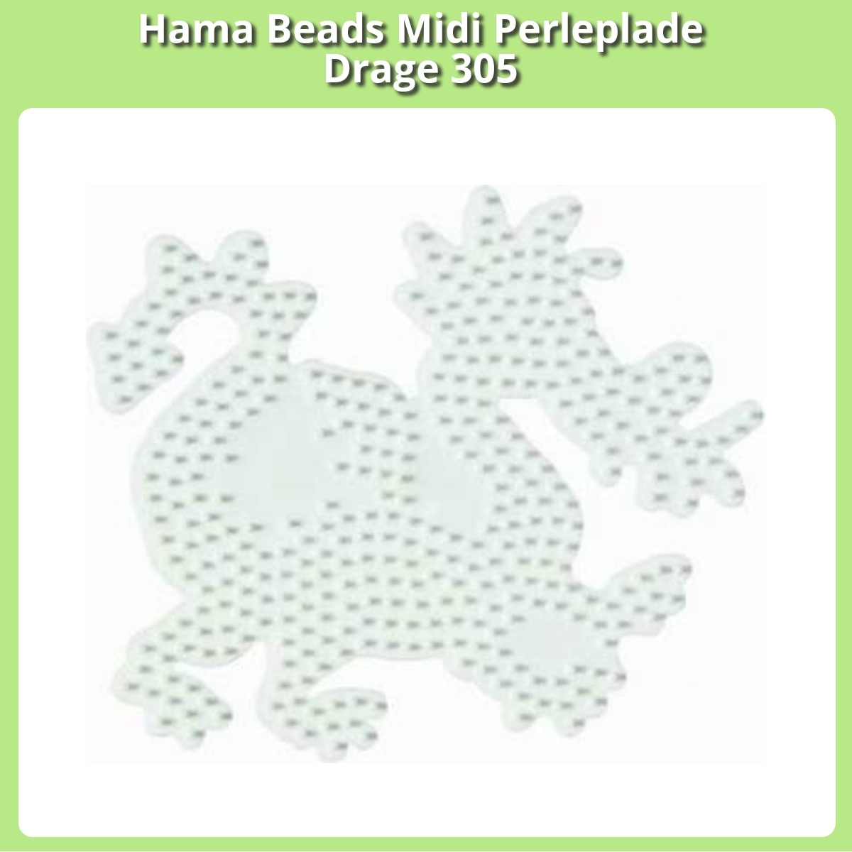 Anmeldelse af Hama Beads Midi Perleplade Drage 305