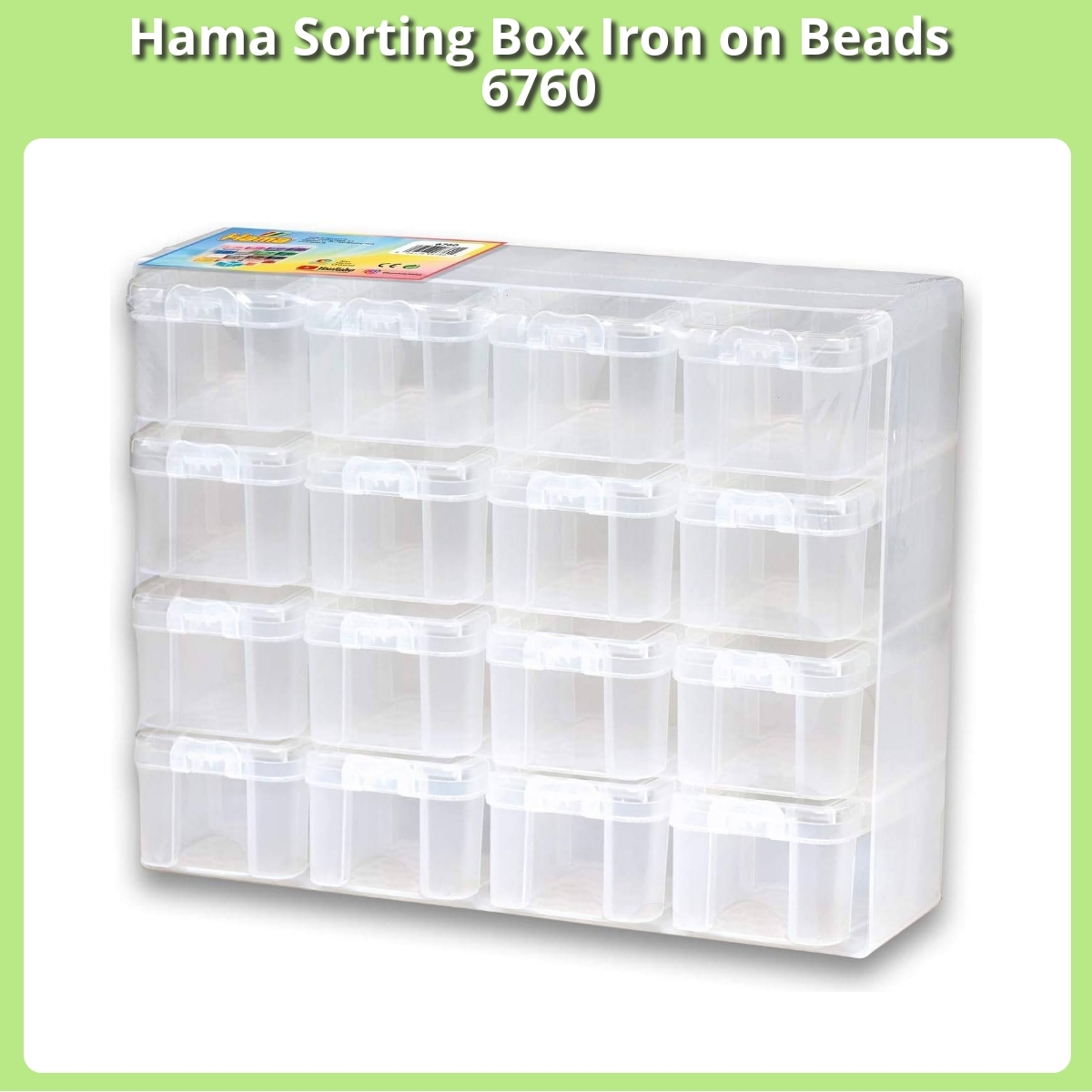 Anmeldelse af Hama Sorting Box Iron on Beads 6760
