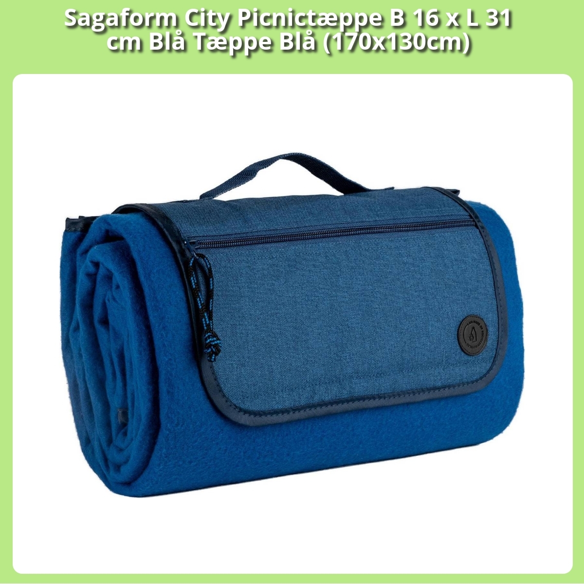 Anmeldelse af Sagaform City Picnictæppe B 16 x L 31 cm Blå Tæppe Blå (170x130cm)