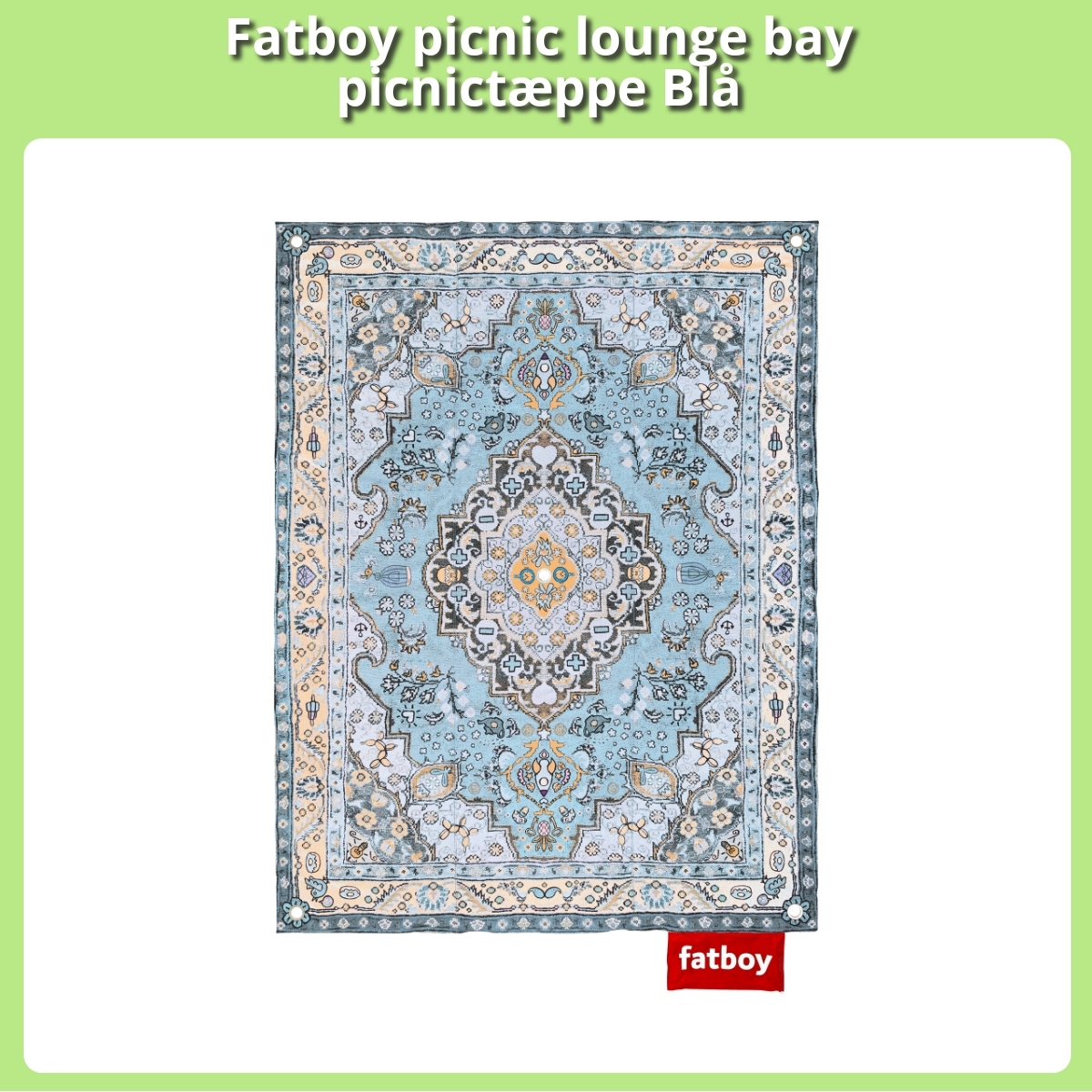 Anmeldelse af Fatboy picnic lounge bay picnictæppe Blå