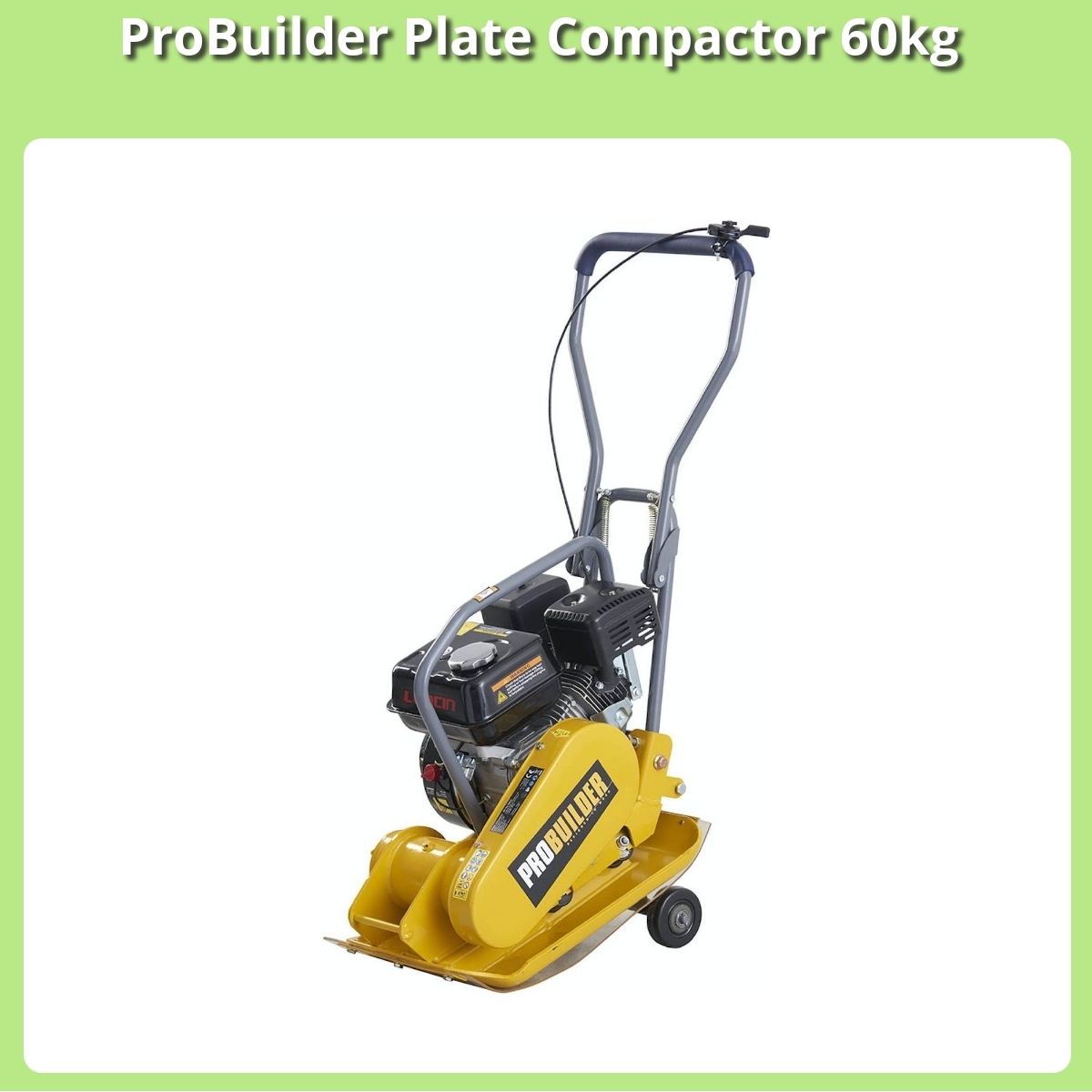 Anmeldelse af ProBuilder Plate Compactor 60kg