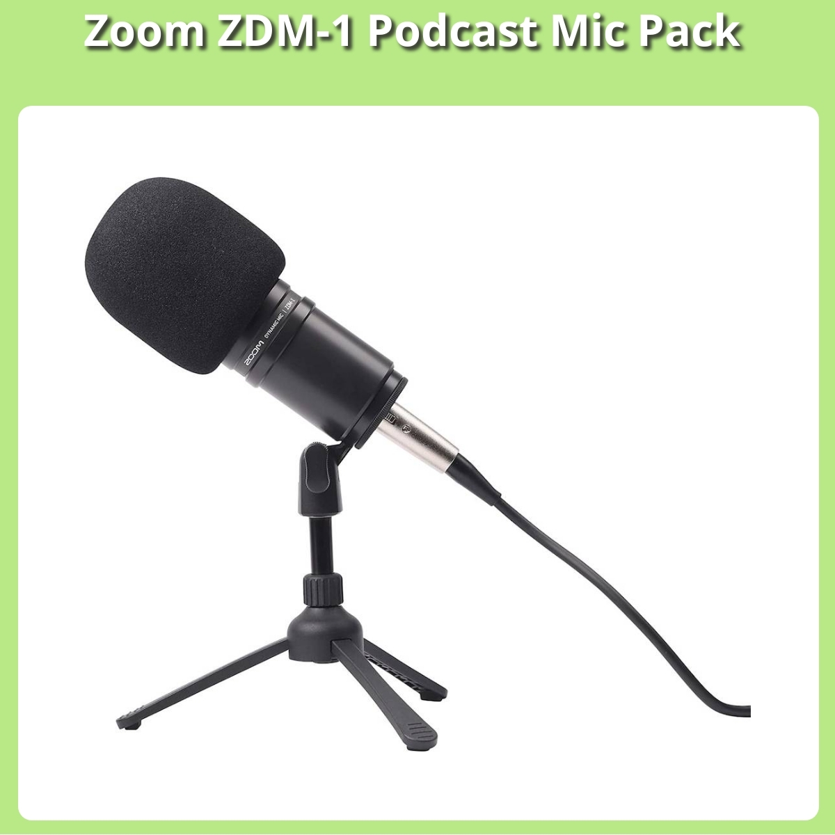 Anmeldelse af Zoom ZDM-1 Podcast Mic Pack