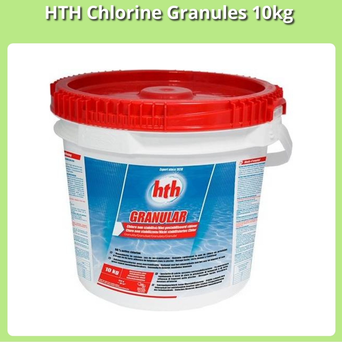 Anmeldelse af HTH Chlorine Granules 10kg