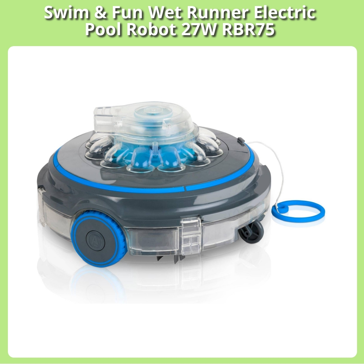 Anmeldelse af Swim & Fun Wet Runner Electric Pool Robot 27W RBR75
