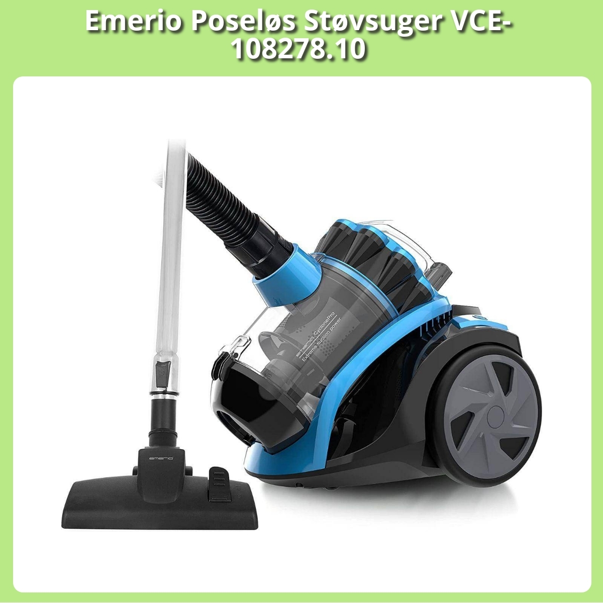 Anmeldelse af Emerio Poseløs Støvsuger VCE-108278.10