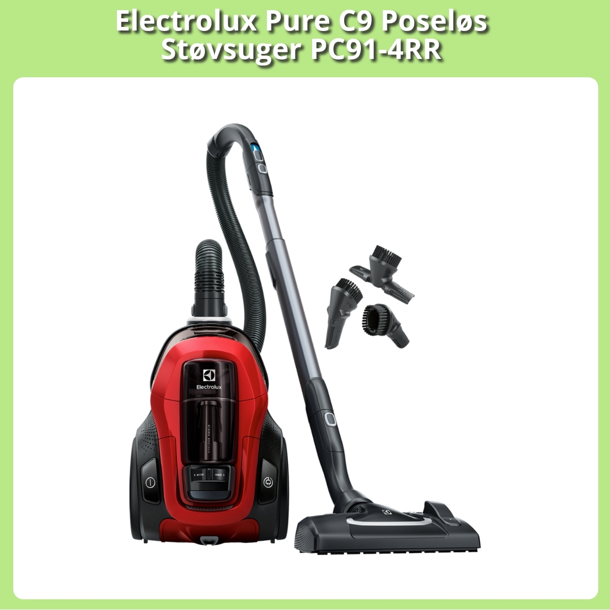 Anmeldelse af Electrolux Pure C9 Poseløs Støvsuger PC91-4RR