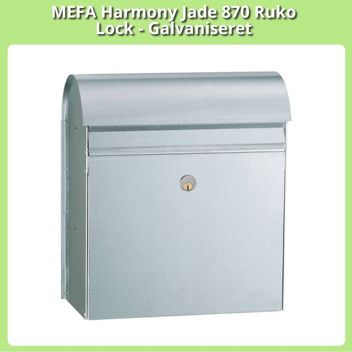 Anmeldelse af MEFA Harmony Jade 870 Ruko Lock - Galvaniseret