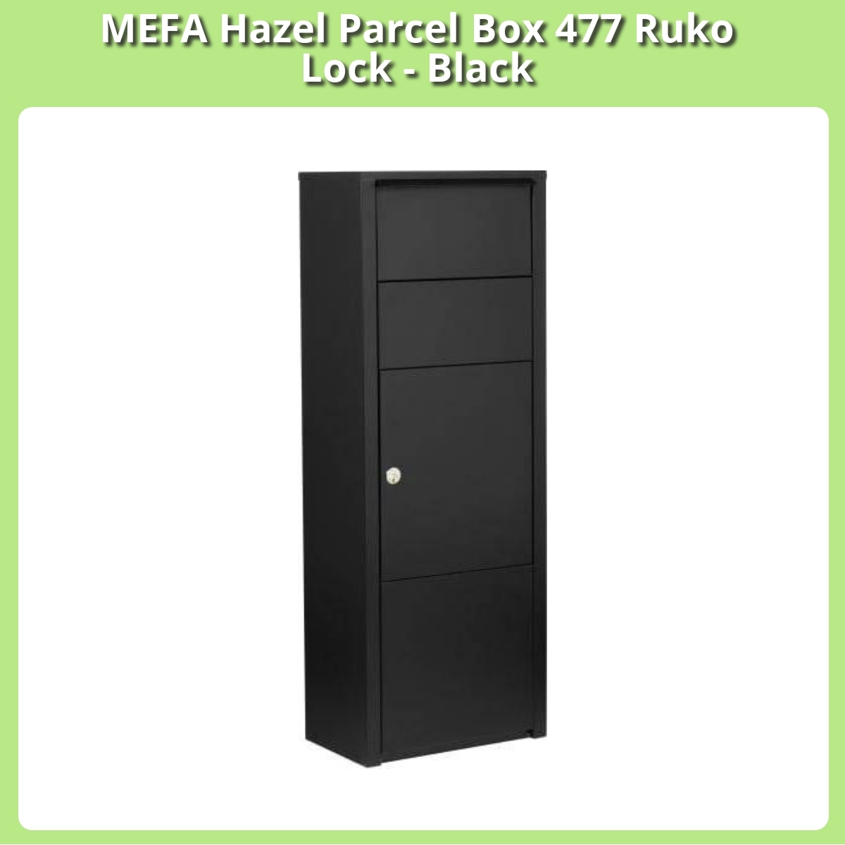 Anmeldelse af MEFA Hazel Parcel Box 477 Ruko Lock - Black