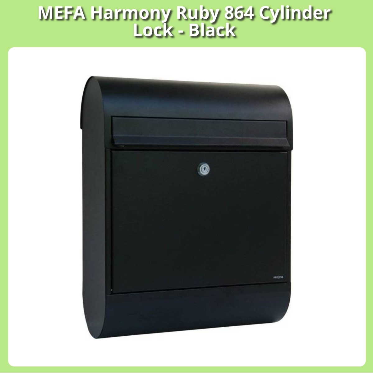 Anmeldelse af MEFA Harmony Ruby 864 Cylinder Lock - Black