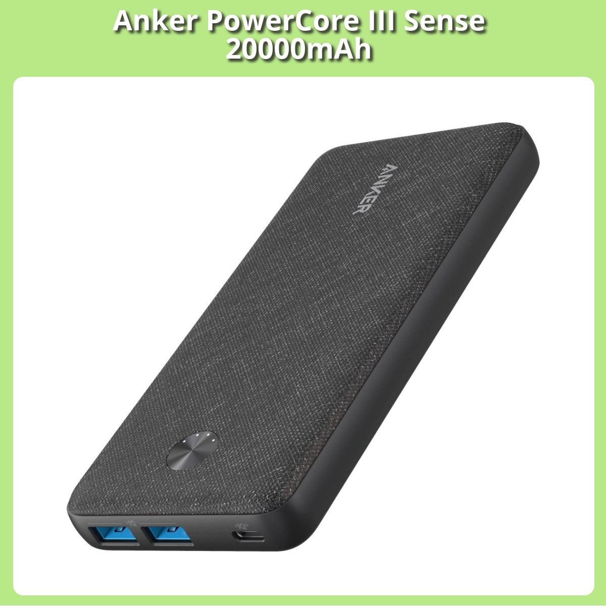 Anmeldelse af Anker PowerCore III Sense 20000mAh