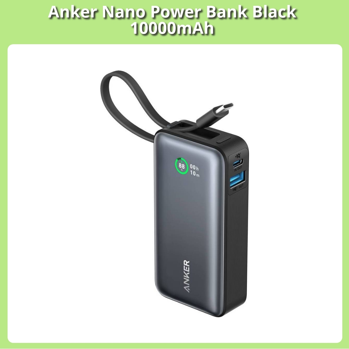 Anmeldelse af Anker Nano Power Bank Black 10000mAh