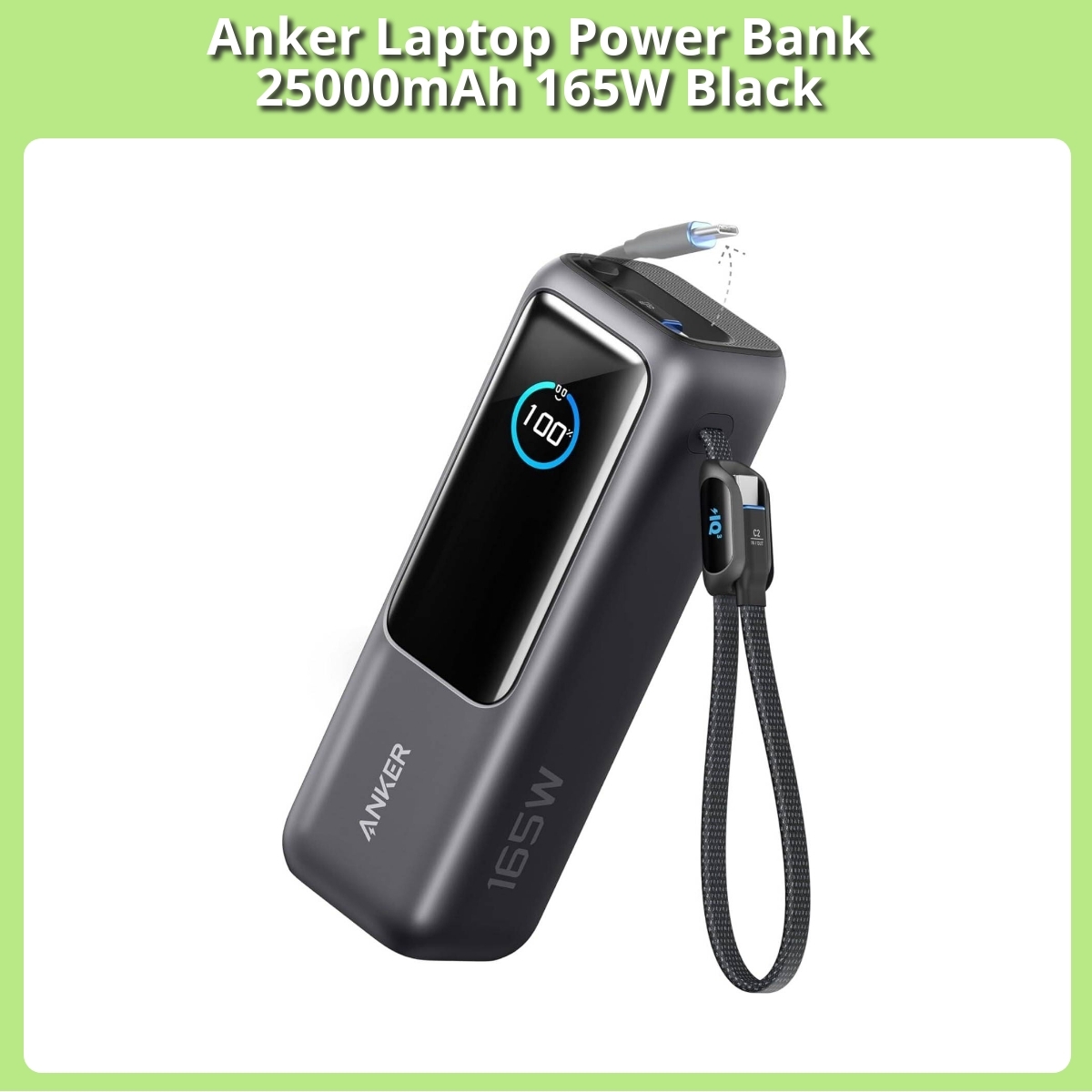 Anmeldelse af Anker Laptop Power Bank 25000mAh 165W Black