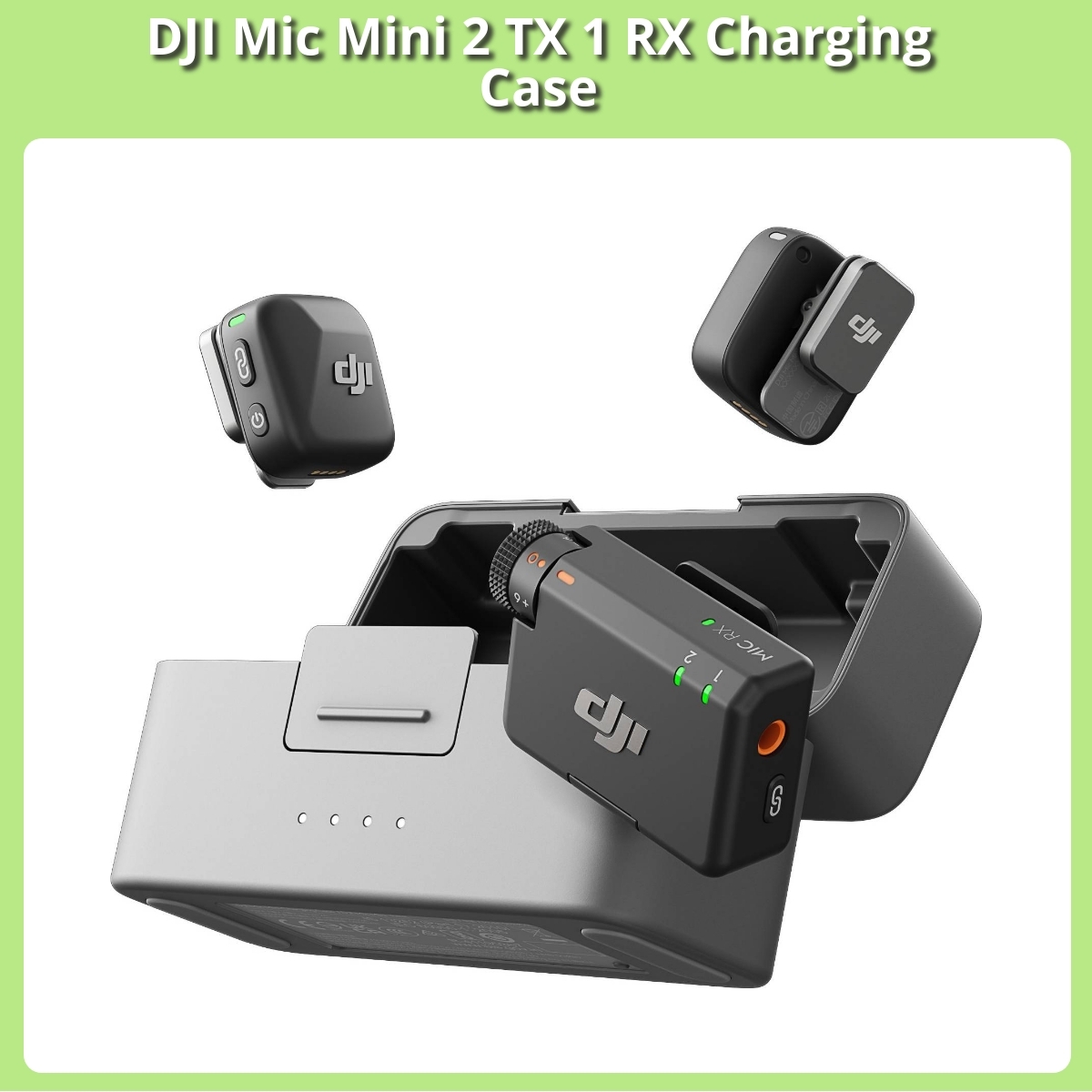 Anmeldelse af DJI Mic Mini 2 TX 1 RX Charging Case