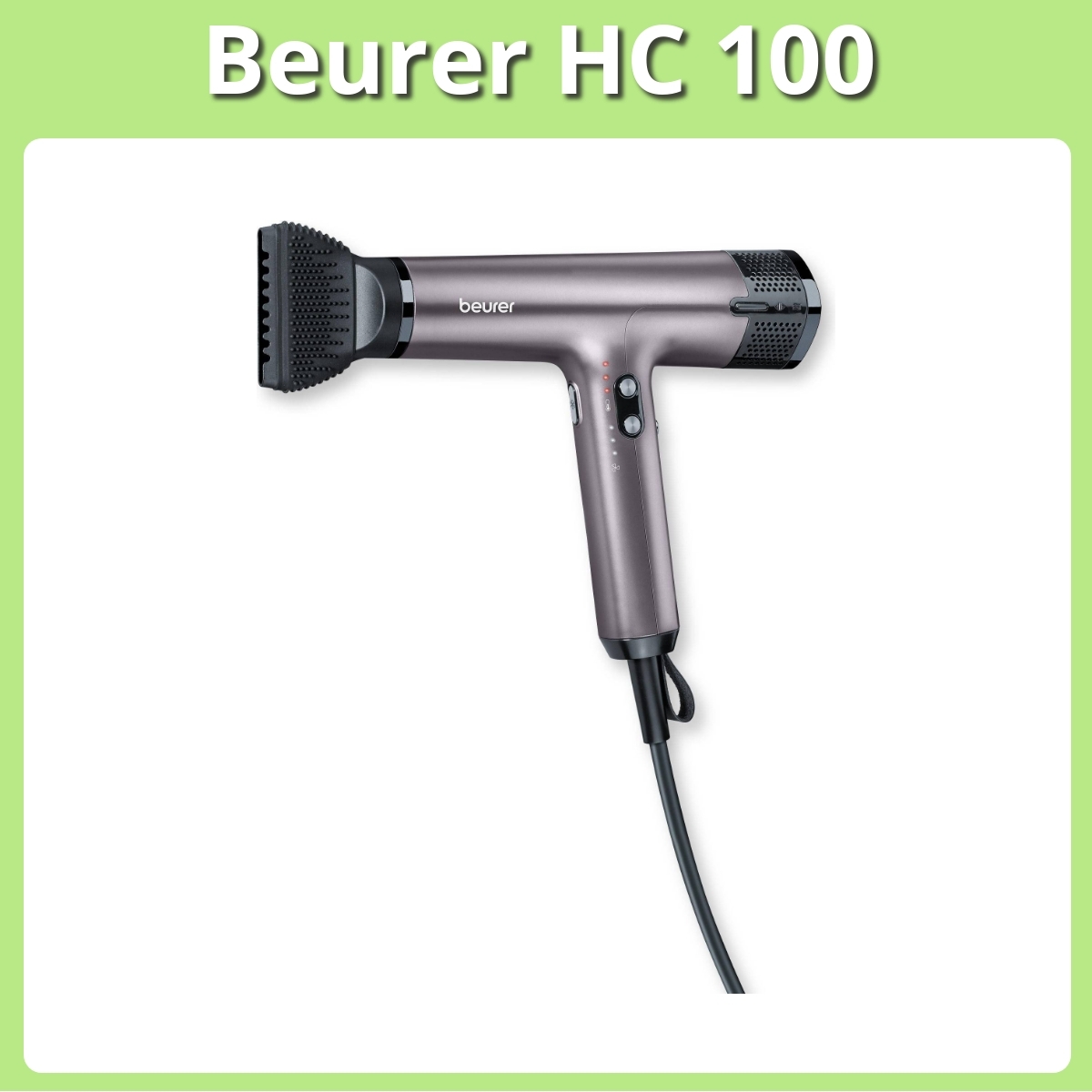 Anmeldelse af Beurer HC 100
