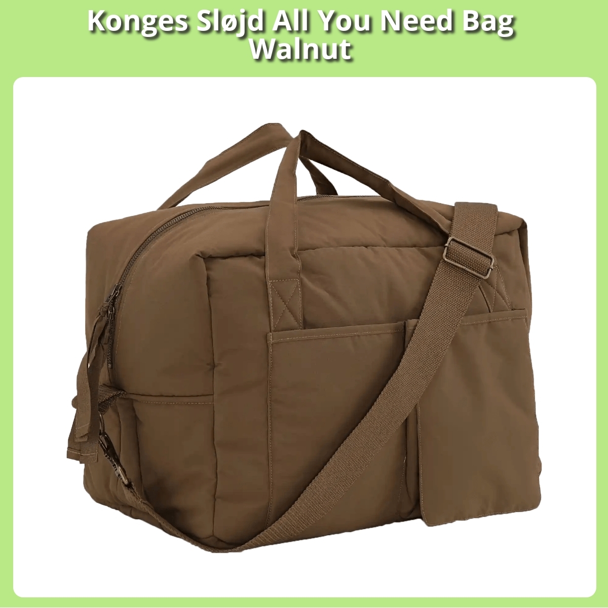 Anmeldelse af Konges Sløjd All You Need Bag Walnut