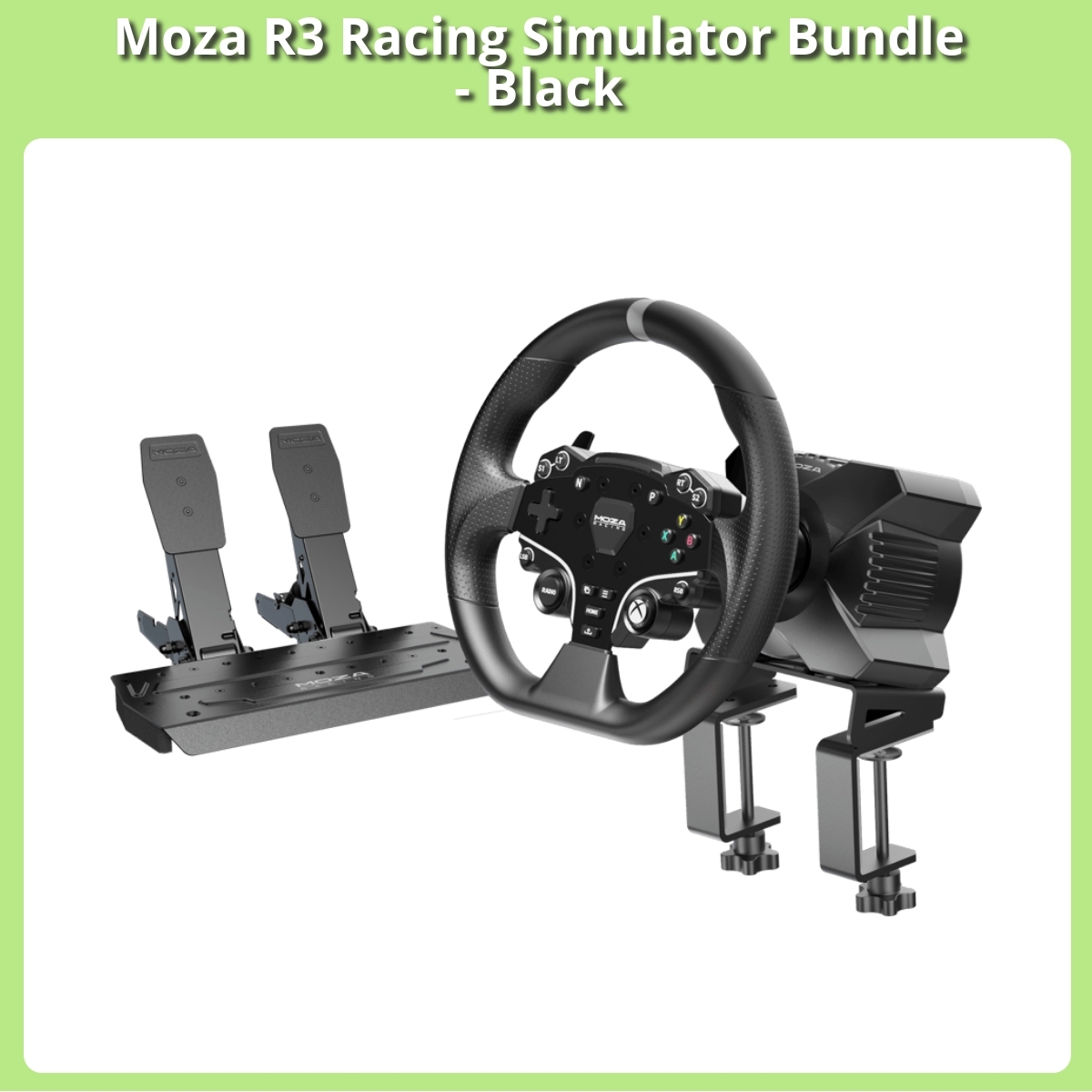 Anmeldelse af Moza R3 Racing Simulator Bundle - Black
