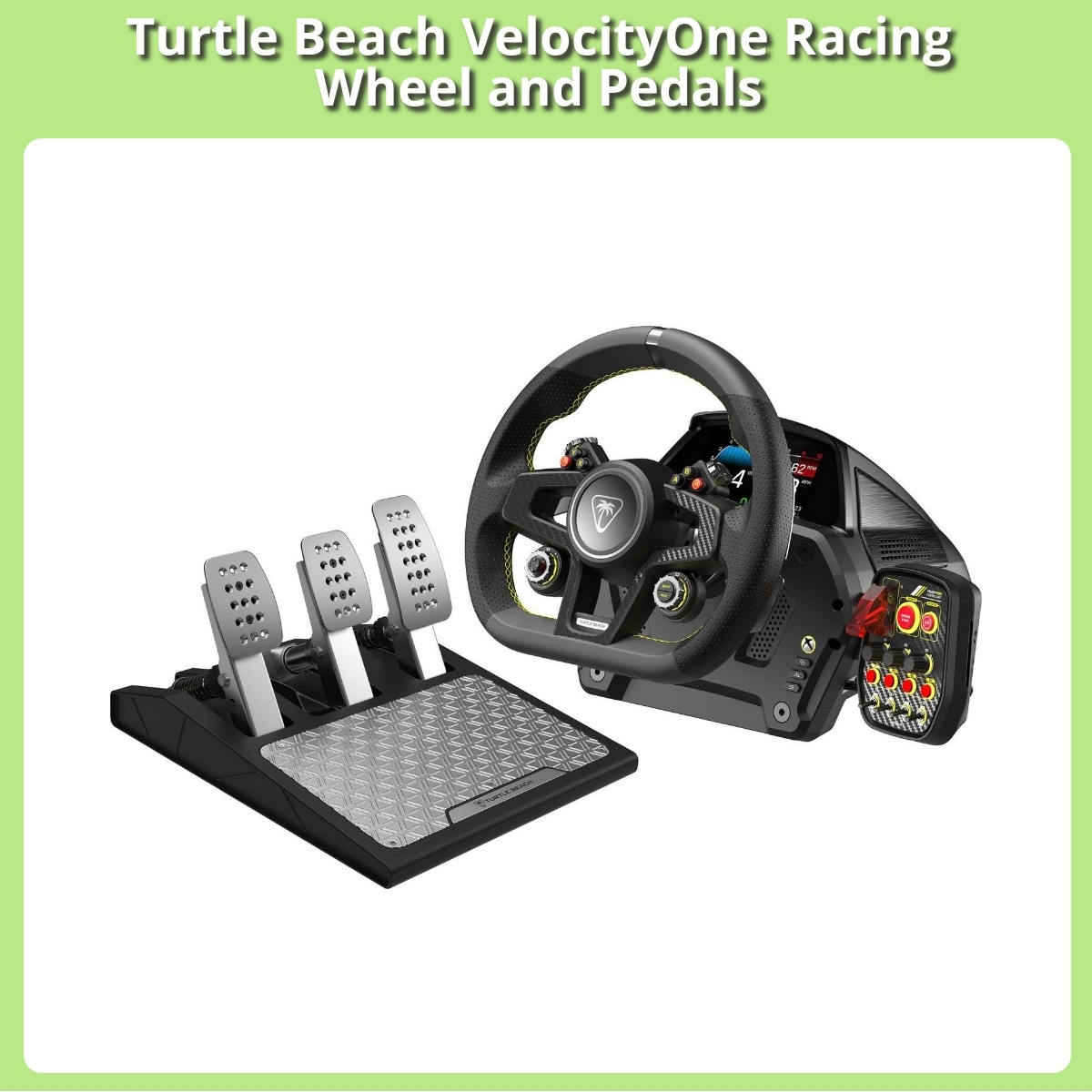Anmeldelse af Turtle Beach VelocityOne Racing Wheel and Pedals