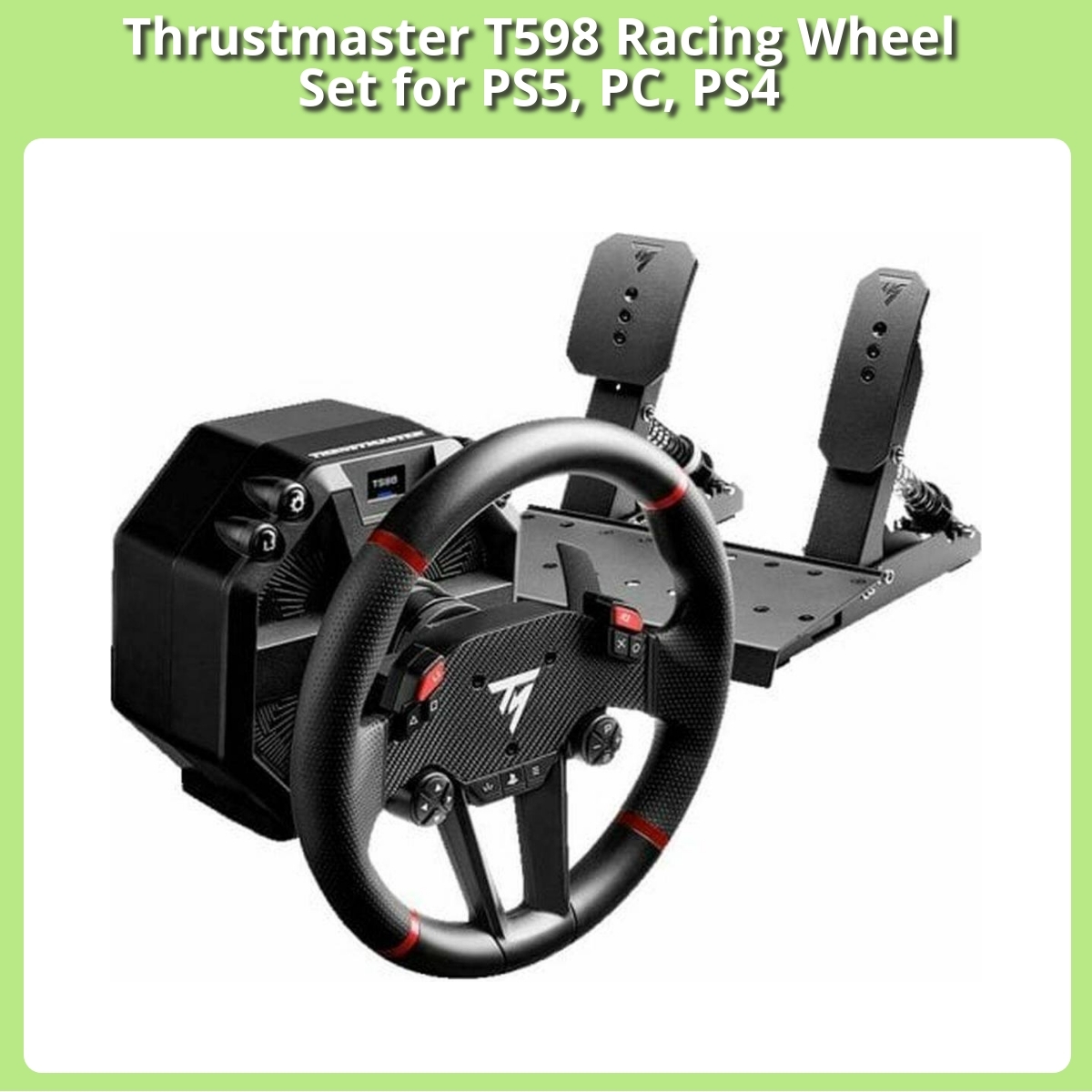 Anmeldelse af Thrustmaster T598 Racing Wheel Set for PS5, PC, PS4