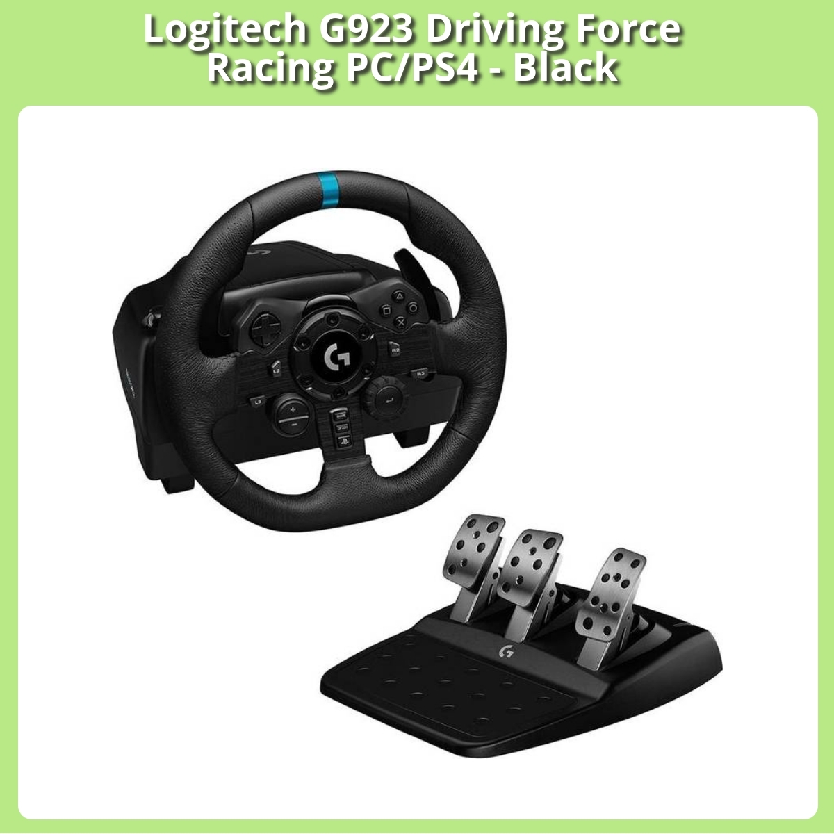 Anmeldelse af Logitech G923 Driving Force Racing PC/PS4 - Black