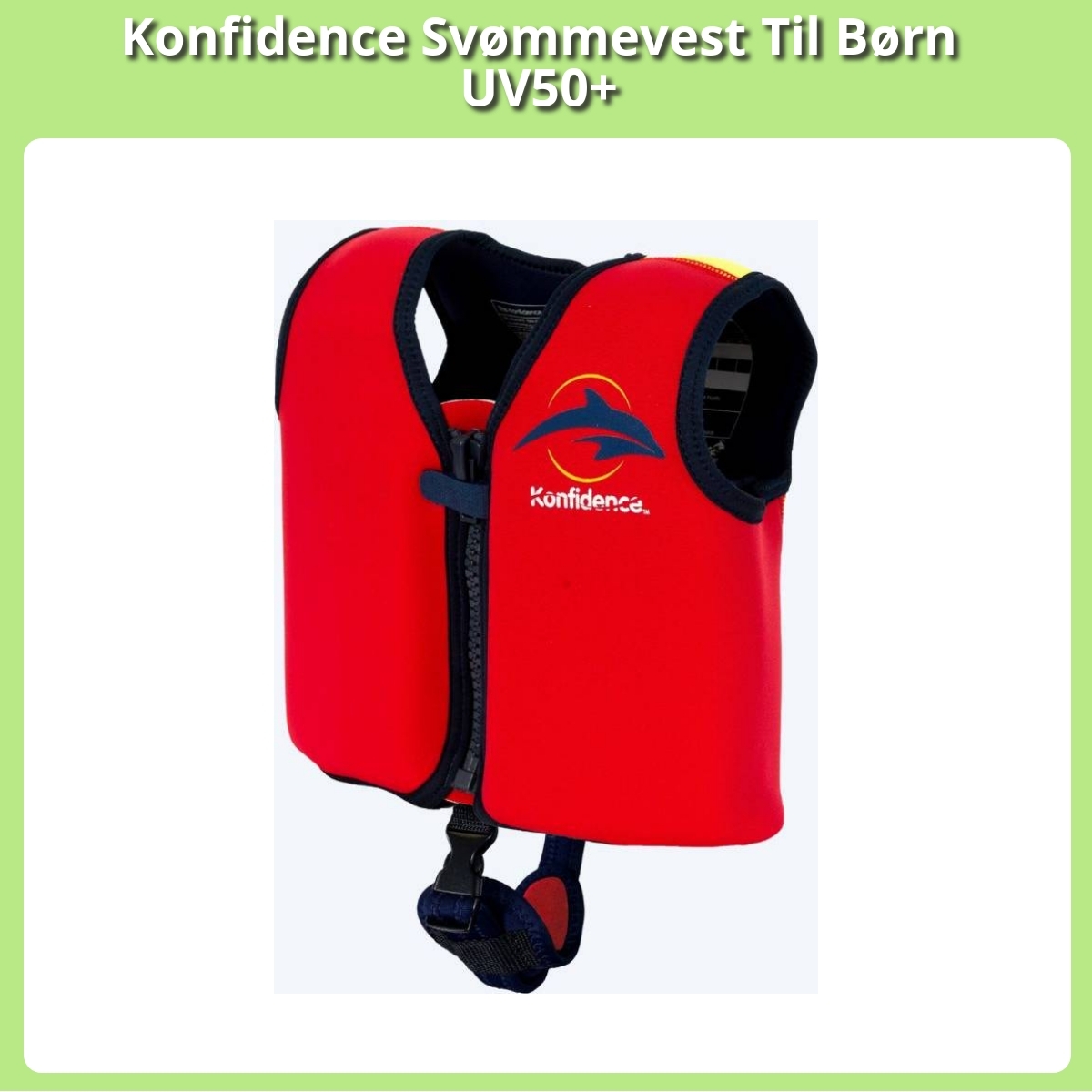 Anmeldelse af Konfidence Svømmevest Til Børn UV50+
