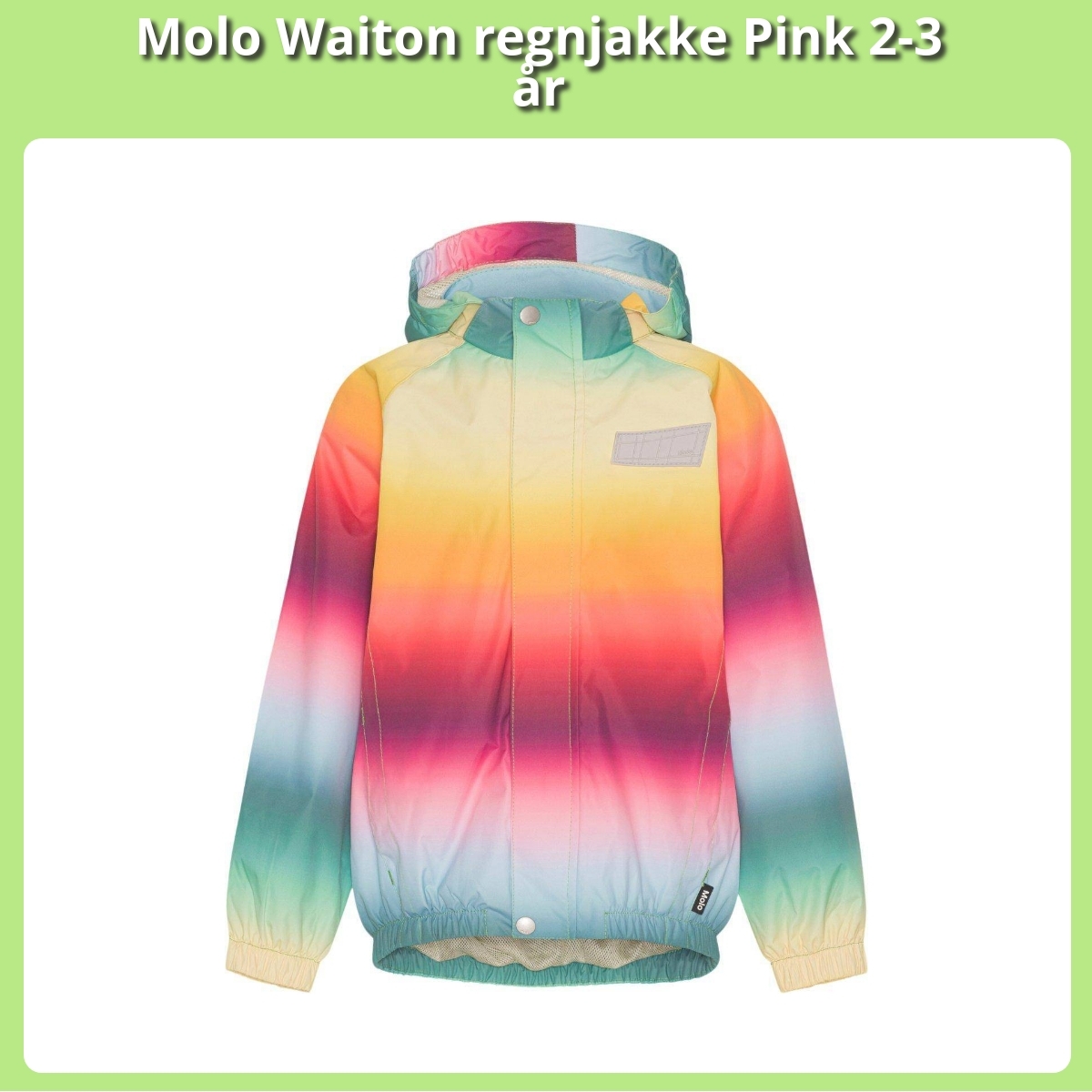 Anmeldelse af Molo Waiton regnjakke Pink 2-3 år