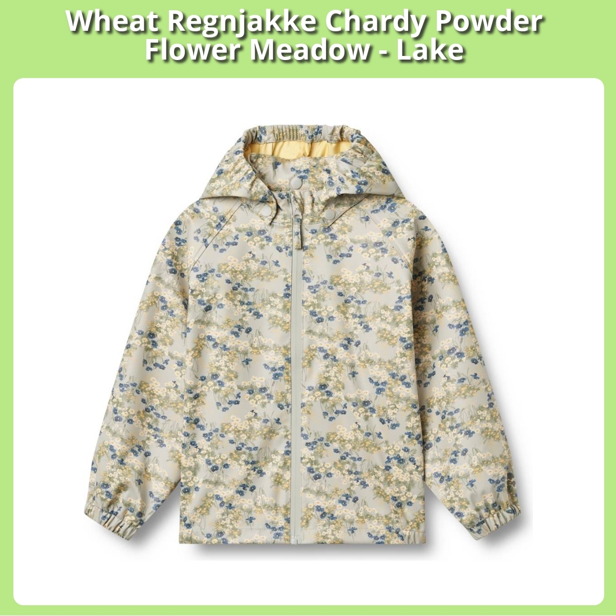 Anmeldelse af Wheat Regnjakke Chardy Powder Flower Meadow - Lake