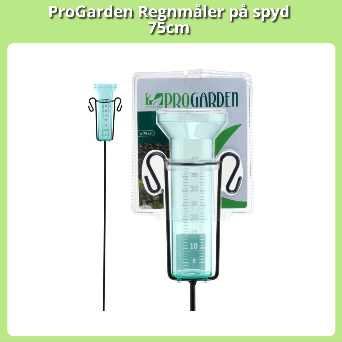 Anmeldelse af ProGarden Regnmåler på spyd 75cm