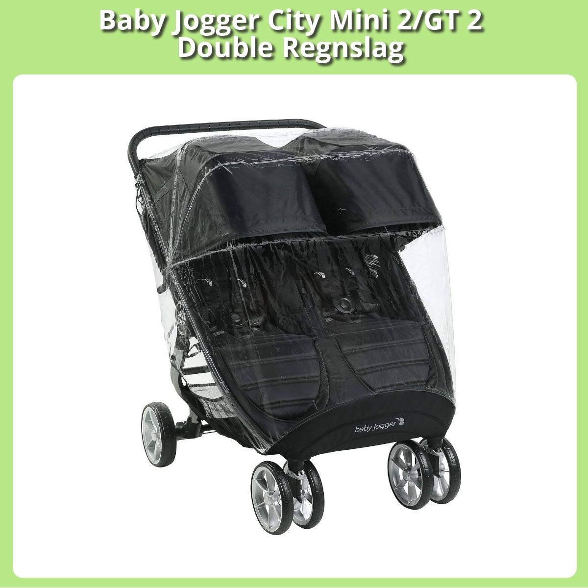 Anmeldelse af Baby Jogger City Mini 2/GT 2 Double Regnslag