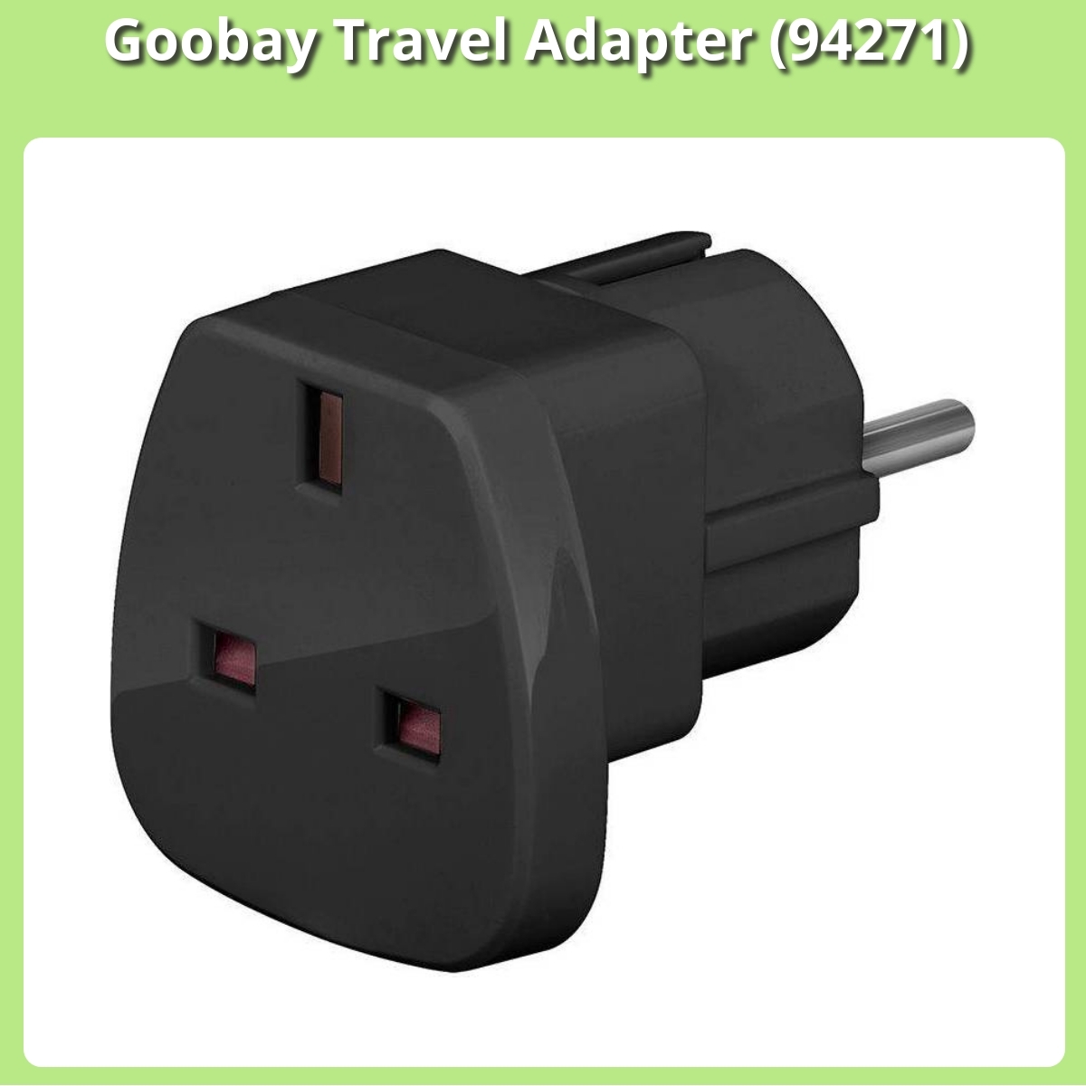 Anmeldelse af Goobay Travel Adapter (94271)