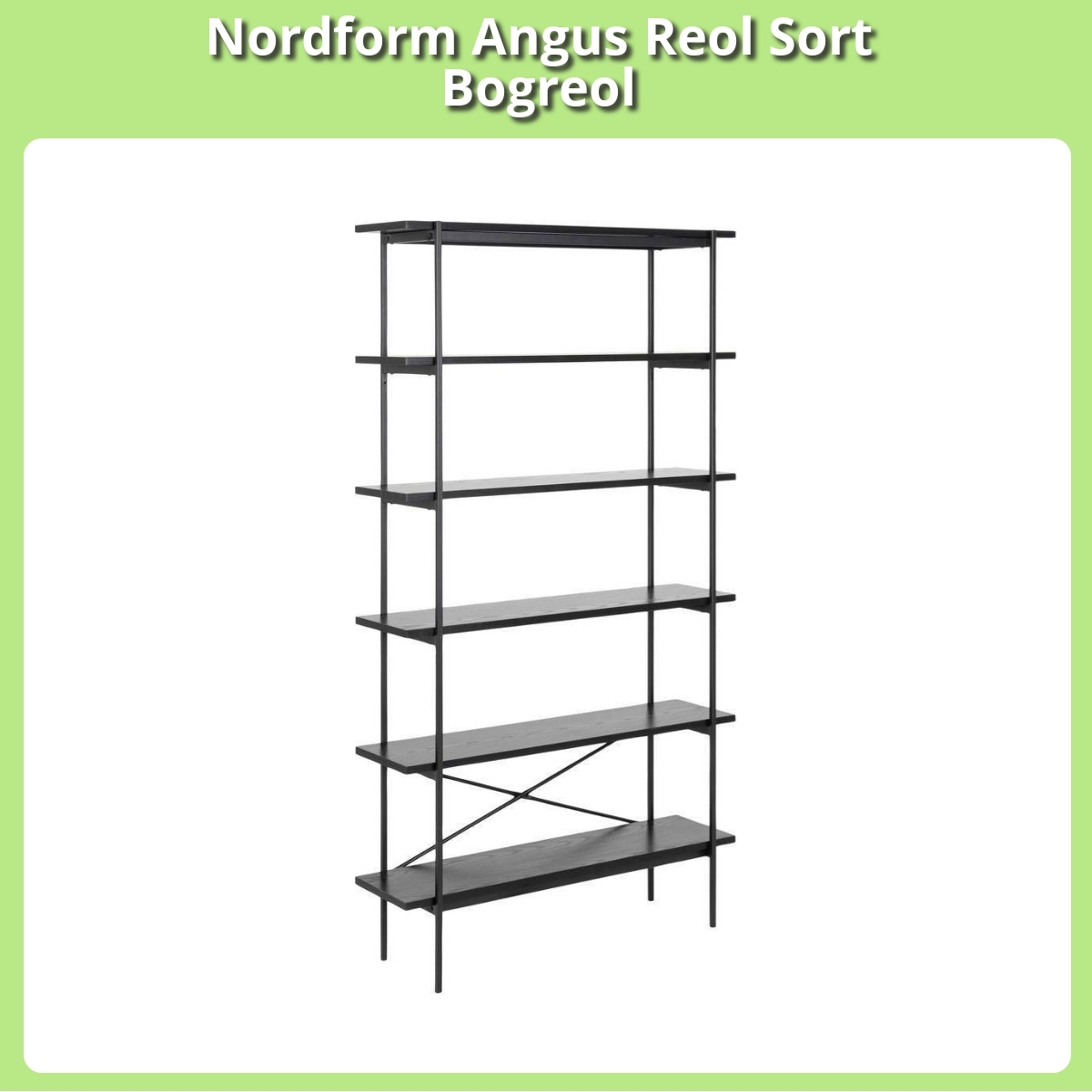 Anmeldelse af Nordform Angus Reol Sort Bogreol