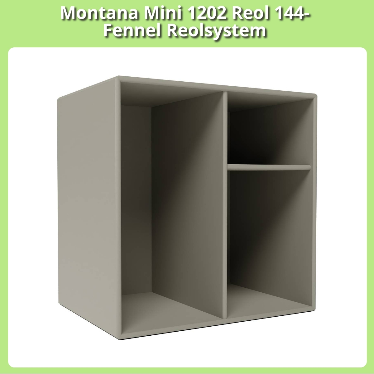 Anmeldelse af Montana Mini 1202 Reol 144-Fennel Reolsystem