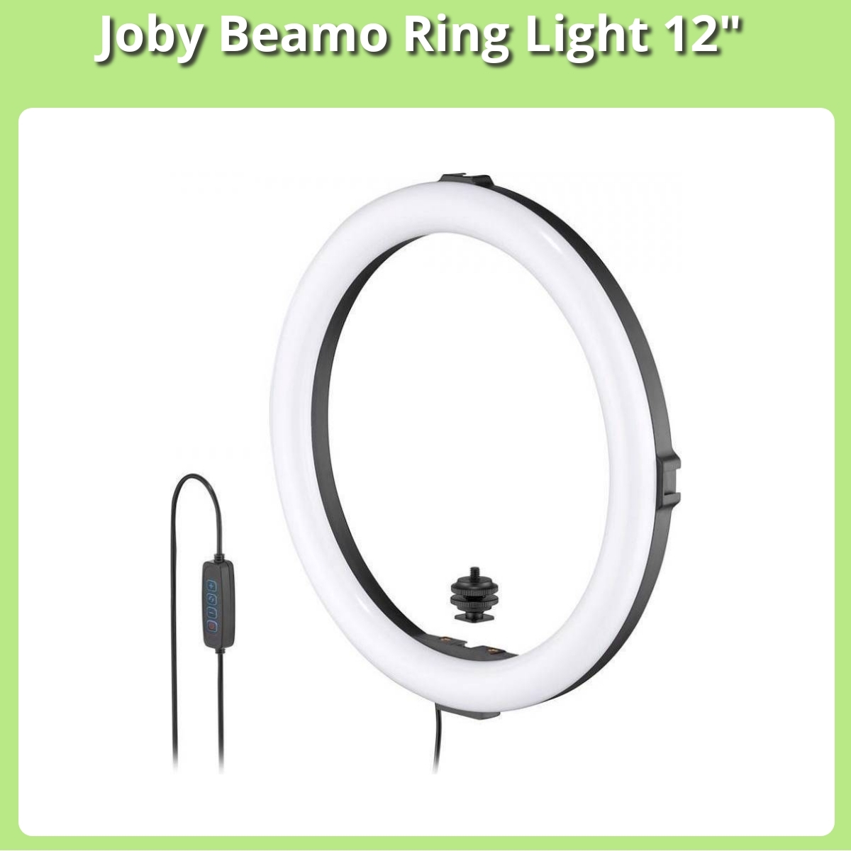 Anmeldelse af Joby Beamo Ring Light 12