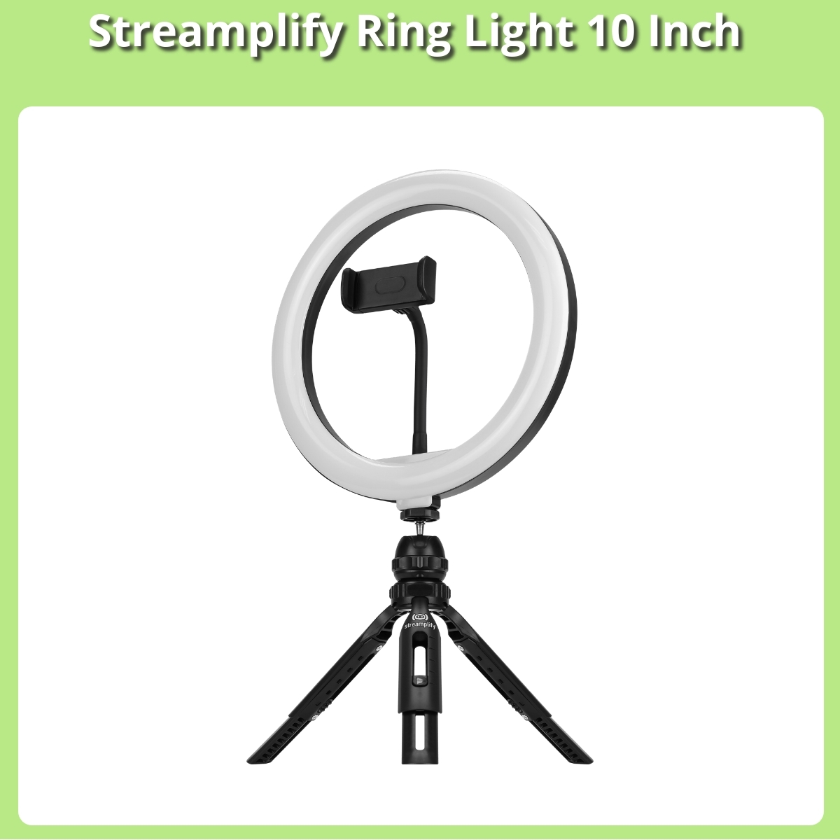 Anmeldelse af Streamplify Ring Light 10 Inch