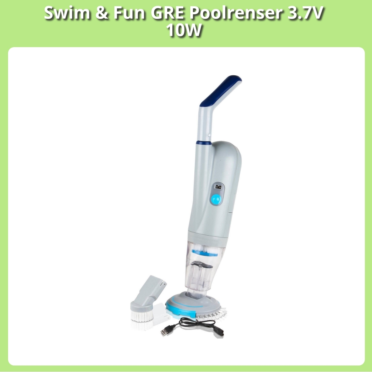 Anmeldelse af Swim & Fun GRE Poolrenser 3.7V 10W