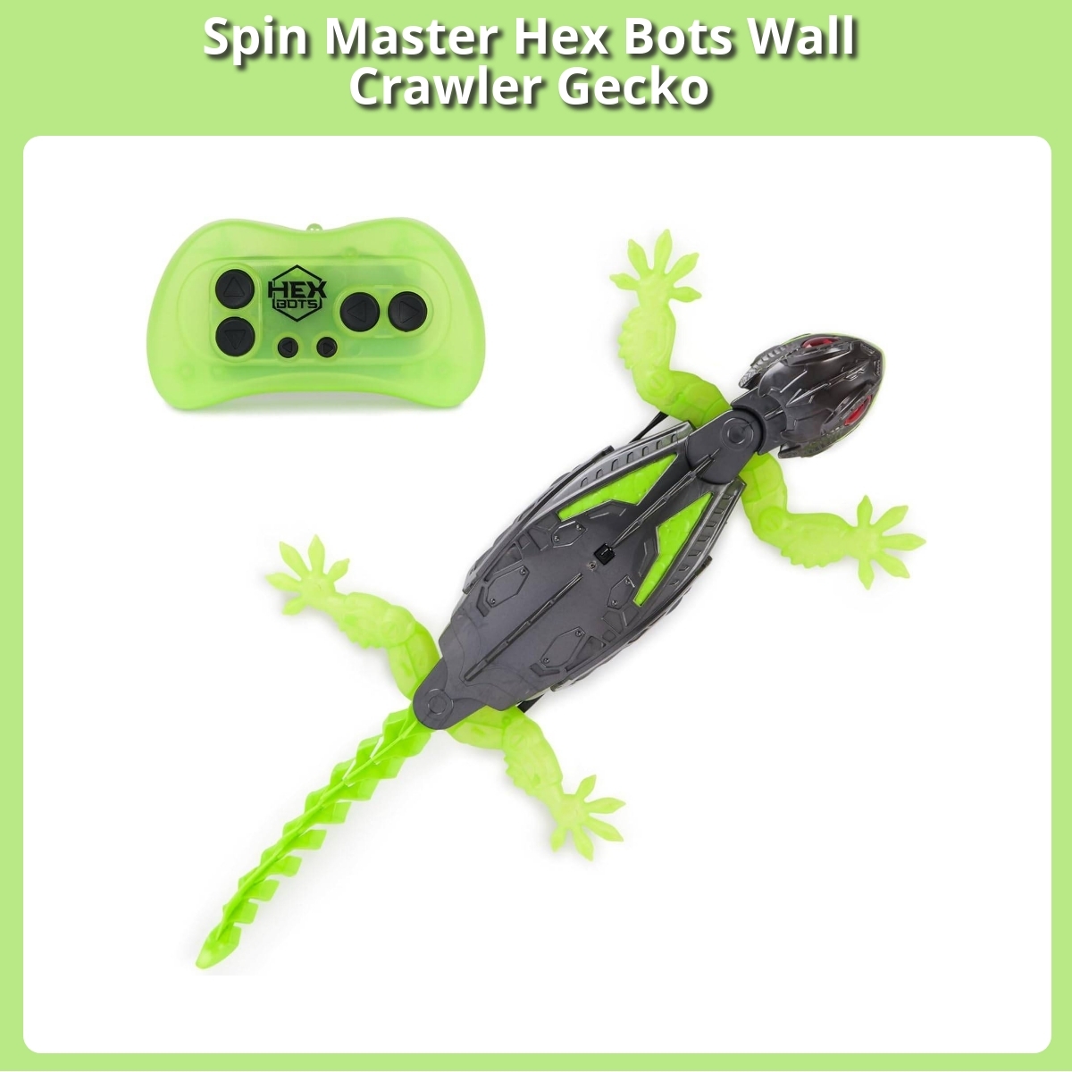 Anmeldelse af Spin Master Hex Bots Wall Crawler Gecko