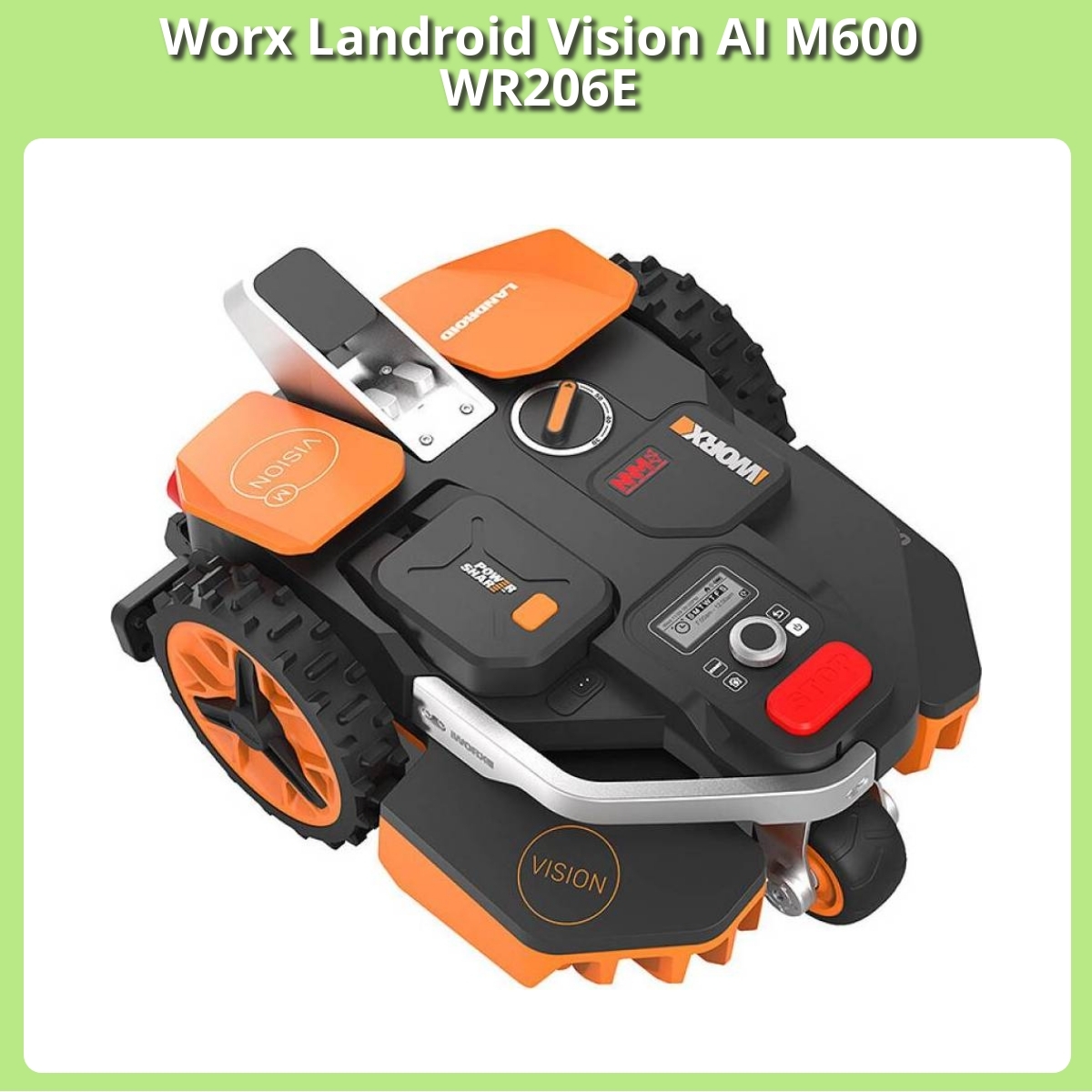 Anmeldelse af Worx Landroid Vision AI M600 WR206E