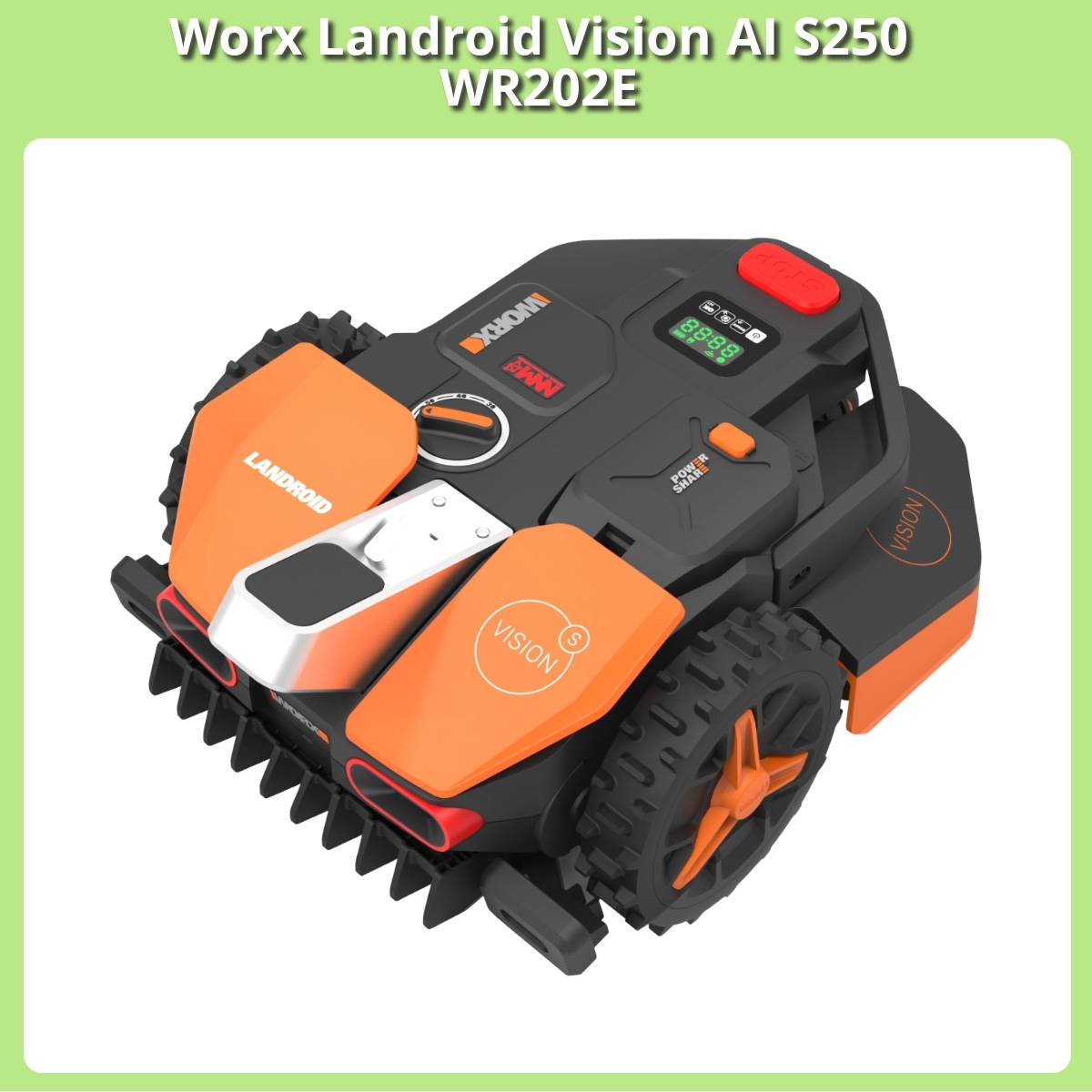 Anmeldelse af Worx Landroid Vision AI S250 WR202E