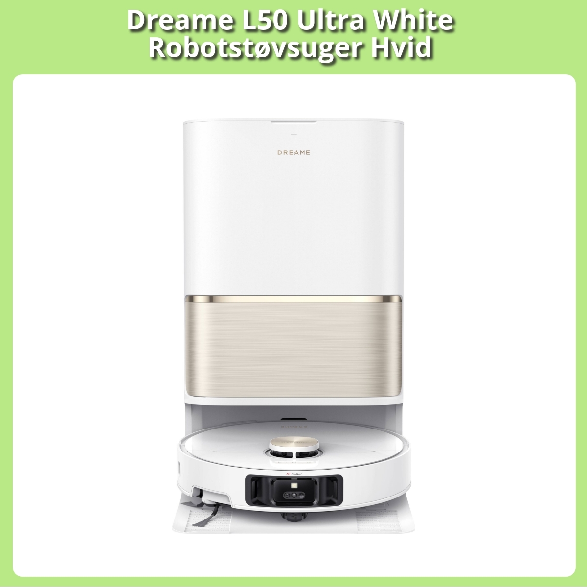 Anmeldelse af Dreame L50 Ultra White Robotstøvsuger Hvid
