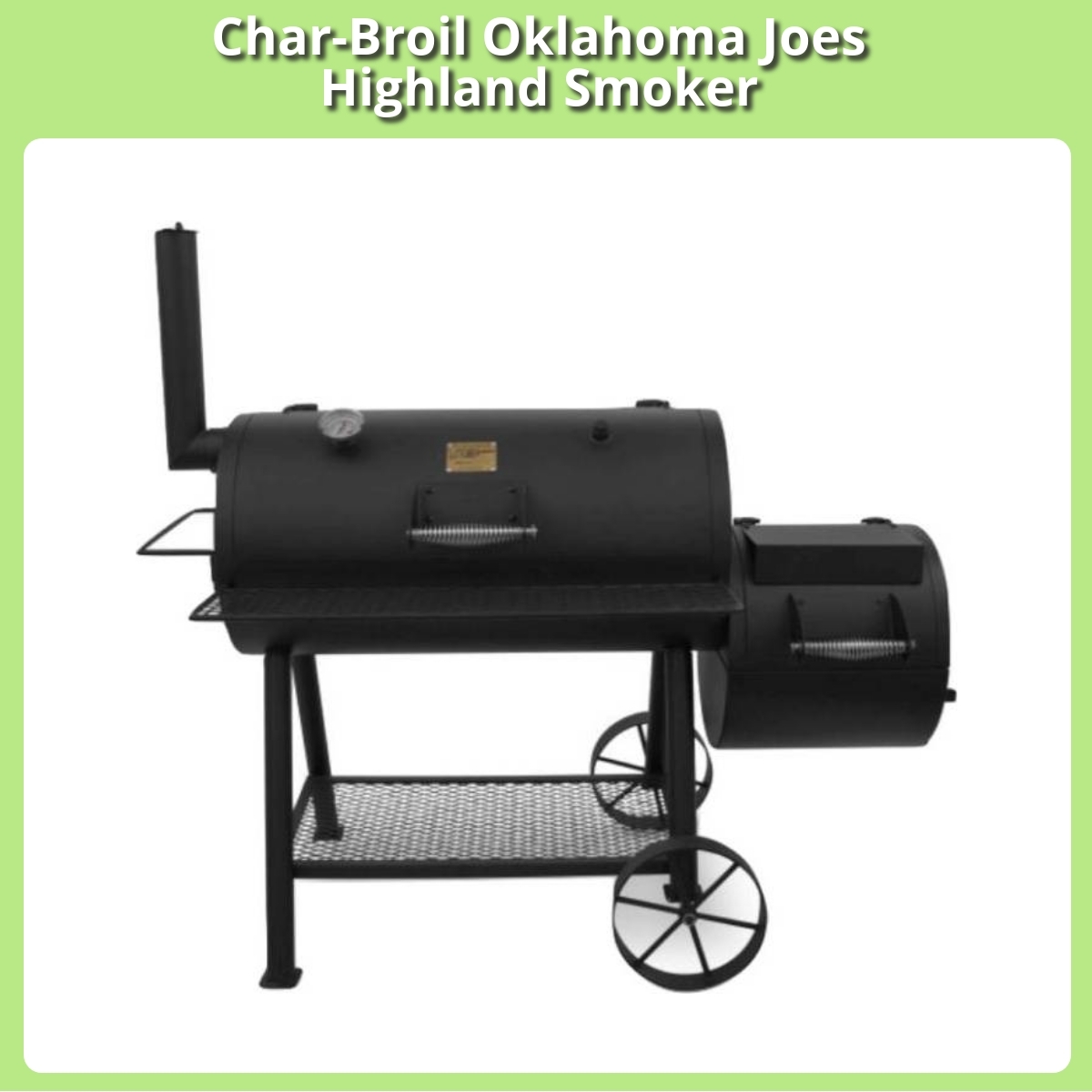 Anmeldelse af Char-Broil Oklahoma Joes Highland Smoker