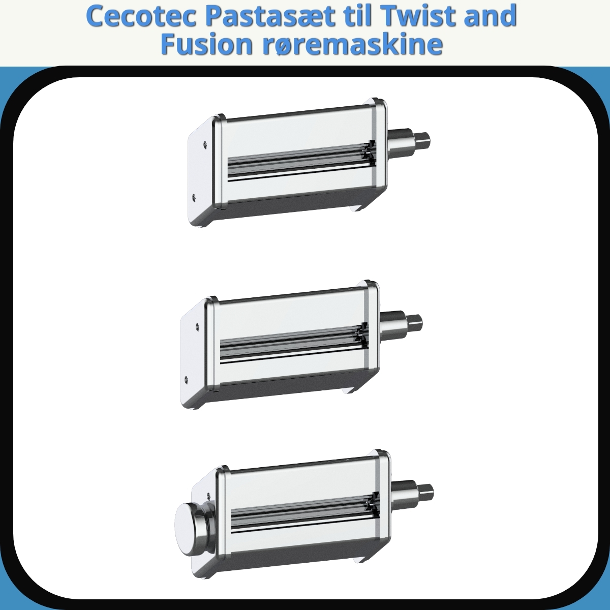 Anmeldelse af Cecotec Pastasæt til Twist and Fusion røremaskine