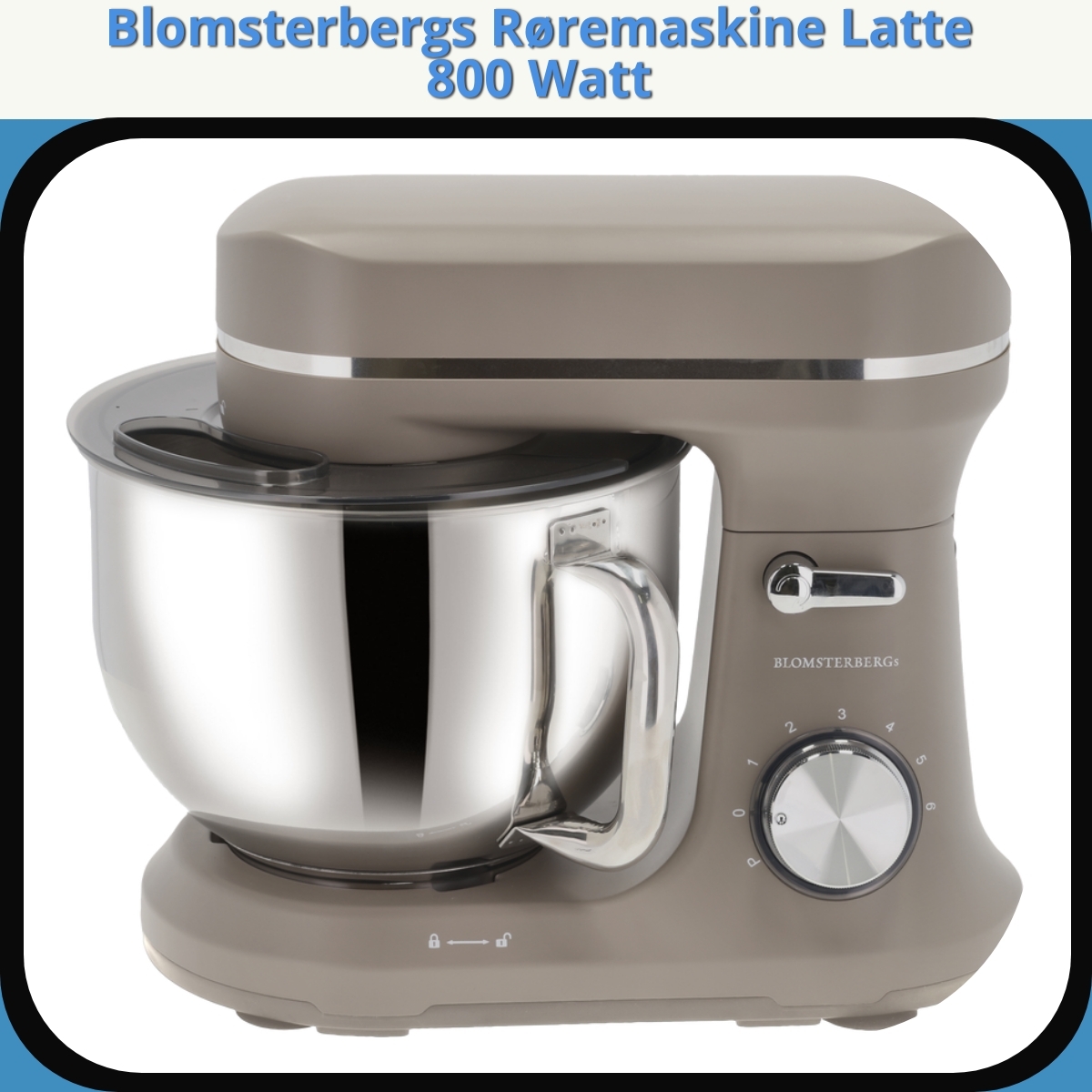 Anmeldelse af Blomsterbergs Røremaskine Latte 800 Watt