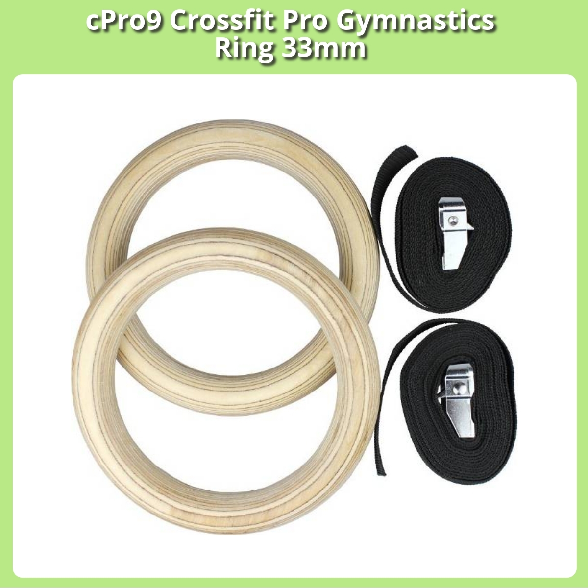 Anmeldelse af cPro9 Crossfit Pro Gymnastics Ring 33mm