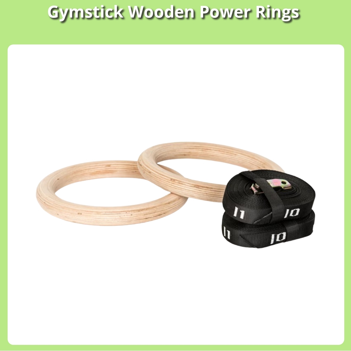 Anmeldelse af Gymstick Wooden Power Rings