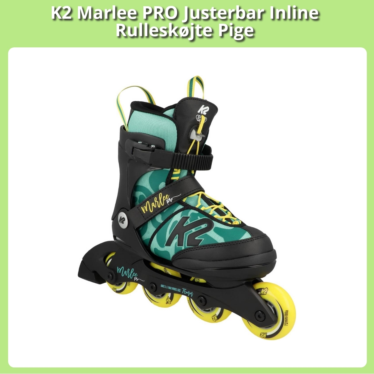 Anmeldelse af K2 Marlee PRO Justerbar Inline Rulleskøjte Pige