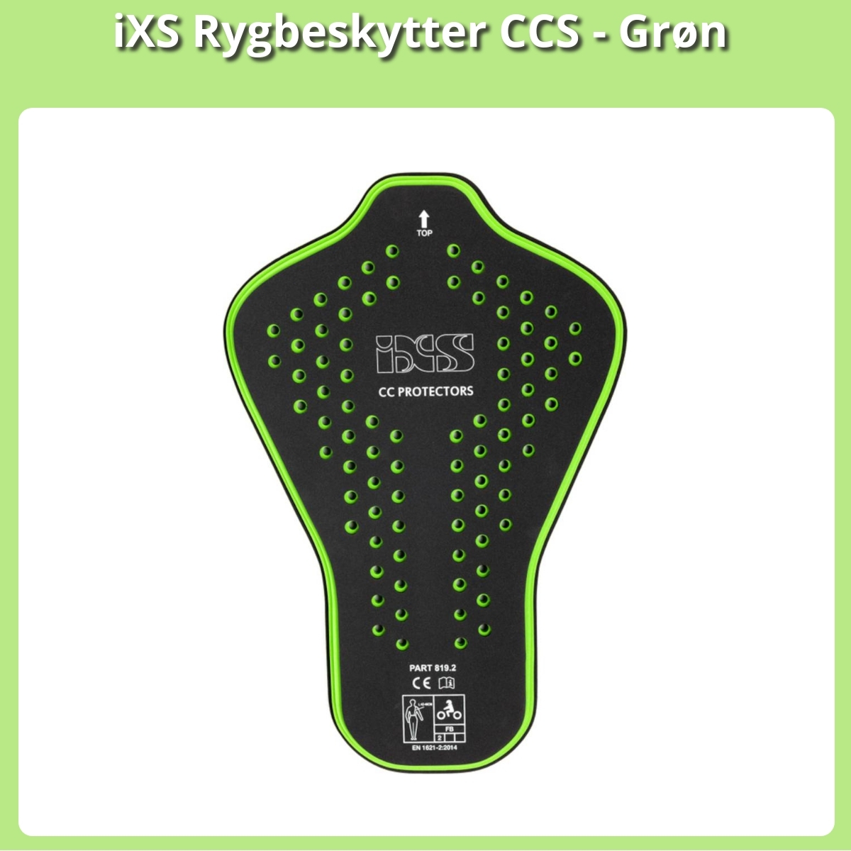 Anmeldelse af iXS Rygbeskytter CCS - Grøn