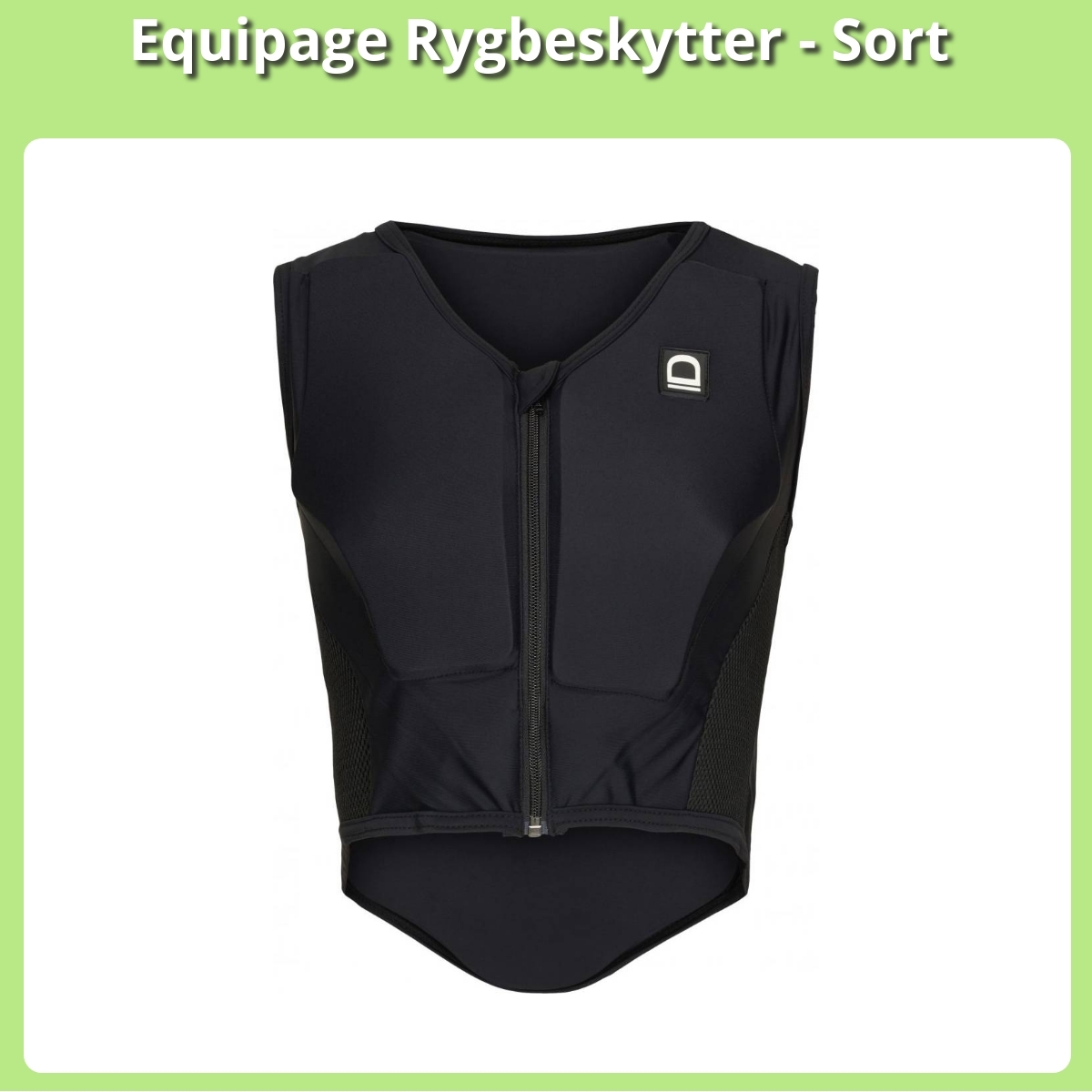 Anmeldelse af Equipage Rygbeskytter - Sort