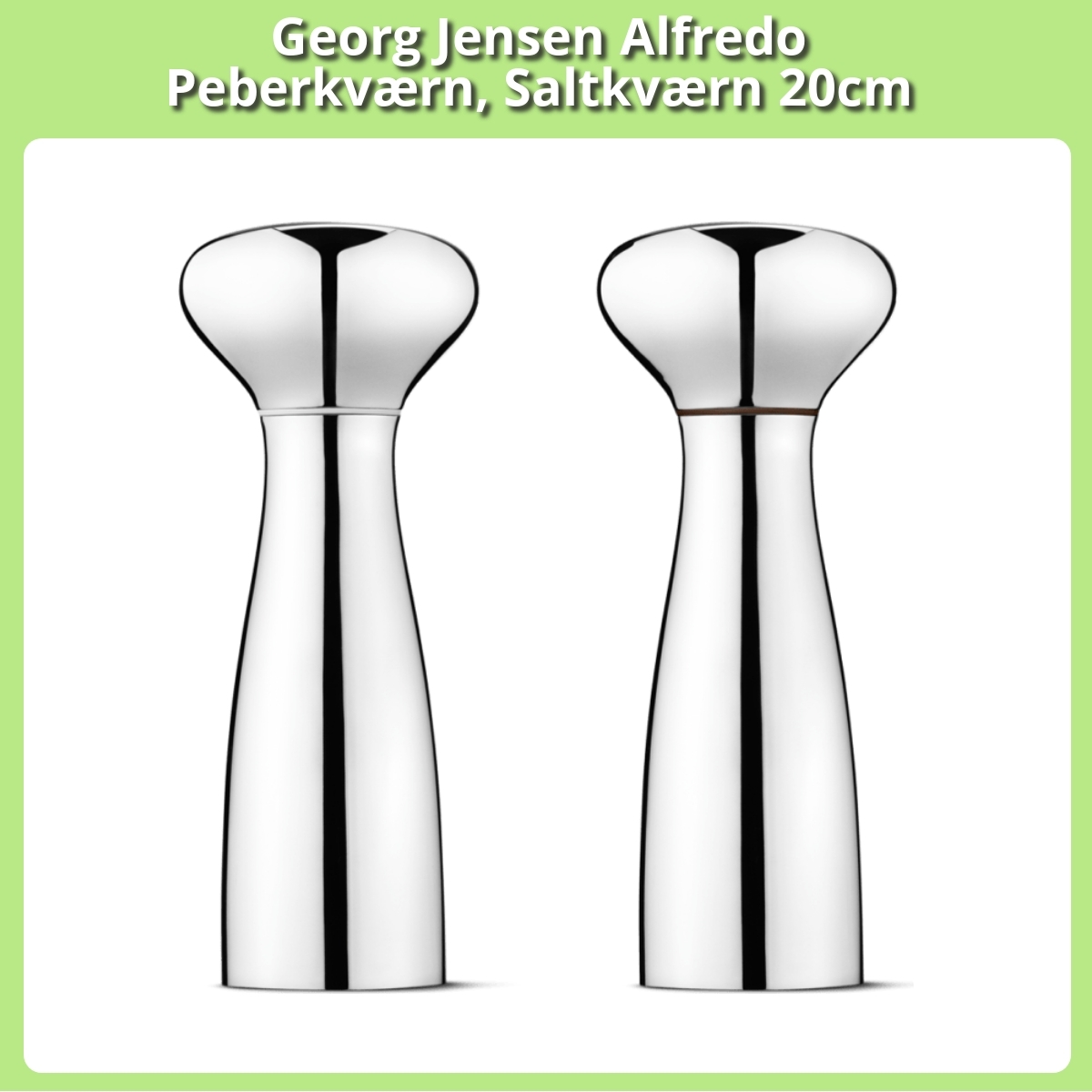 Anmeldelse af Georg Jensen Alfredo Peberkværn, Saltkværn 20cm