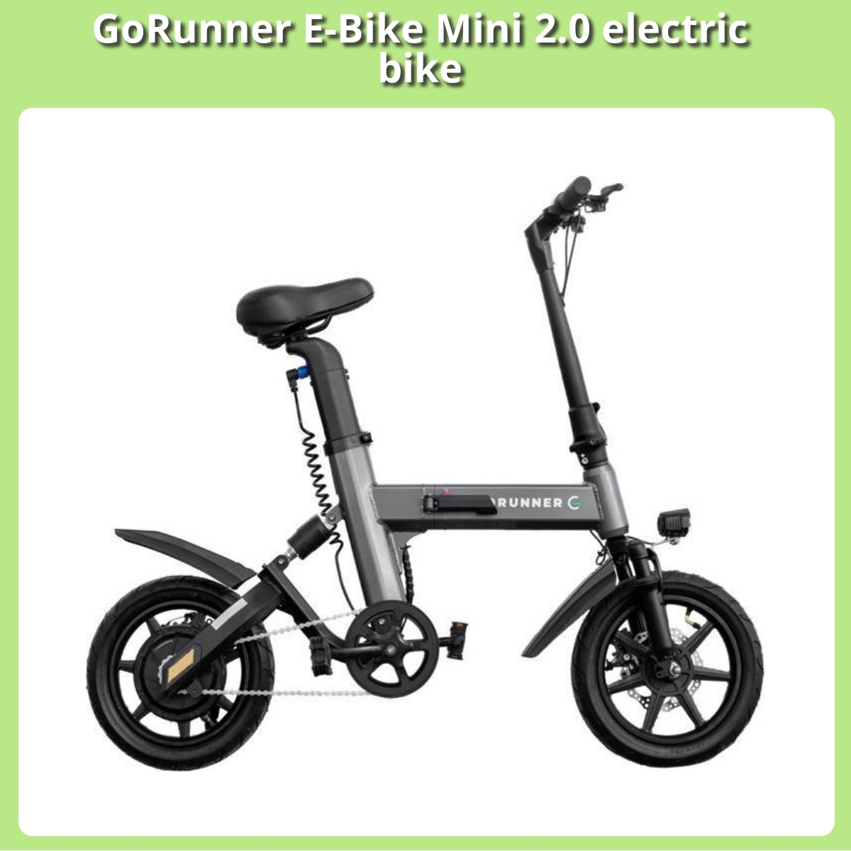 Anmeldelse af GoRunner E-Bike Mini 2.0 electric bike