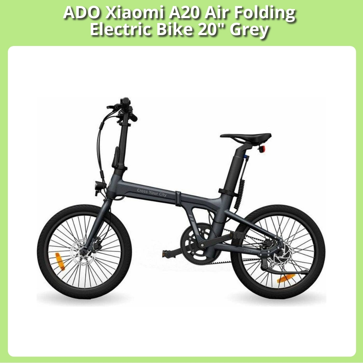 Anmeldelse af ADO Xiaomi A20 Air Folding Electric Bike 20